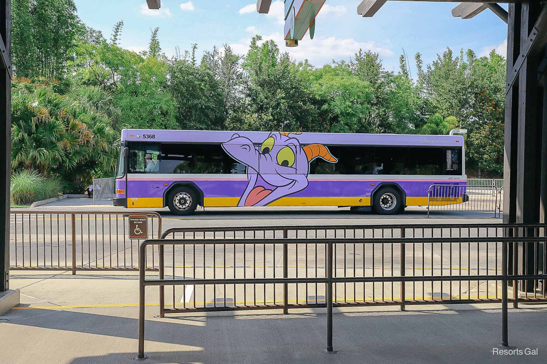 A bus featuring Figment 