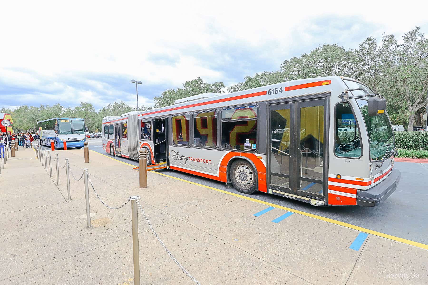 a double bus at Disney's All-Star Resorts 