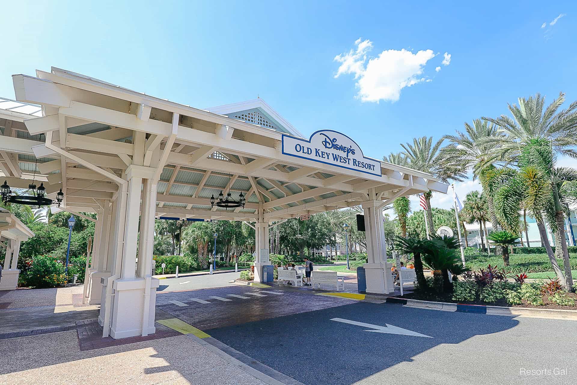 Disney's Old Key West Resort welcome sign 