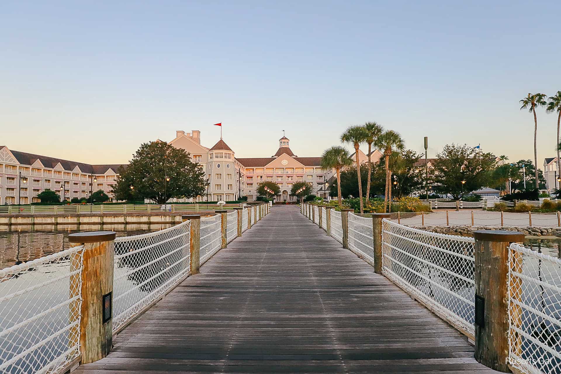 looking back to the Yacht Club from the boat dock 