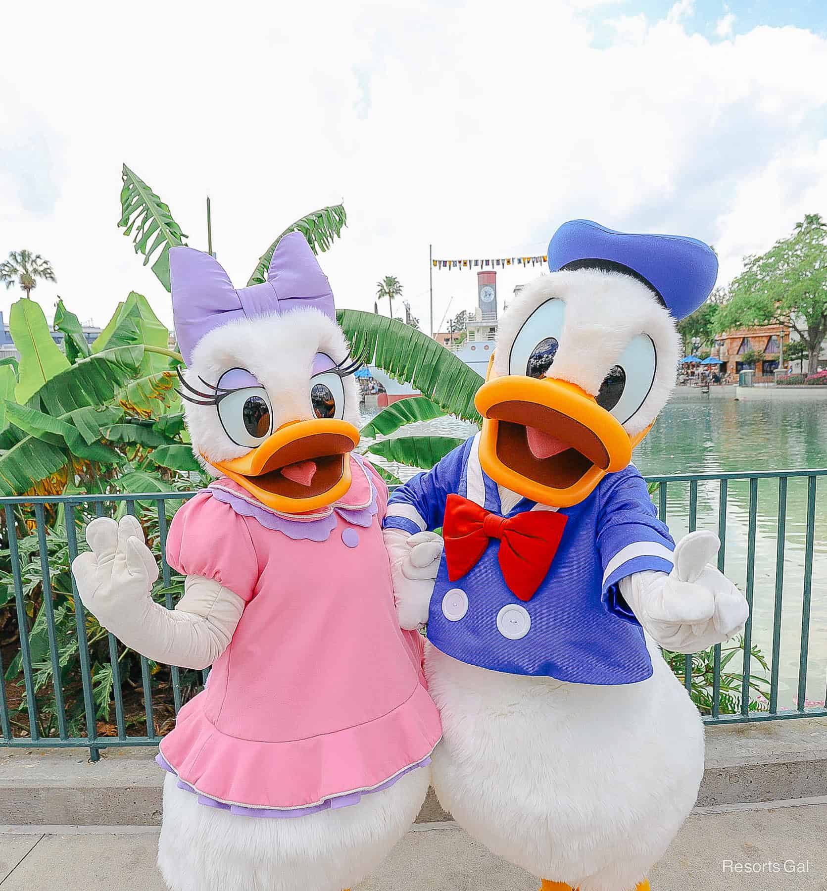 Donald with Daisy Duck 