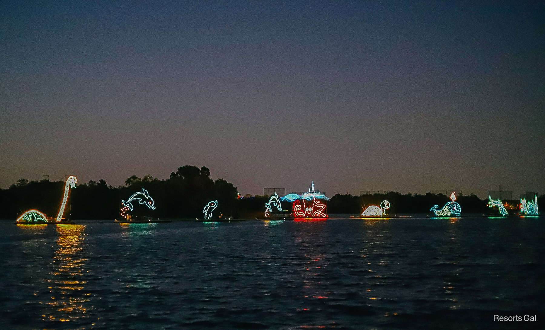 The Electrical Water Pageant with underwater creature scene displayed