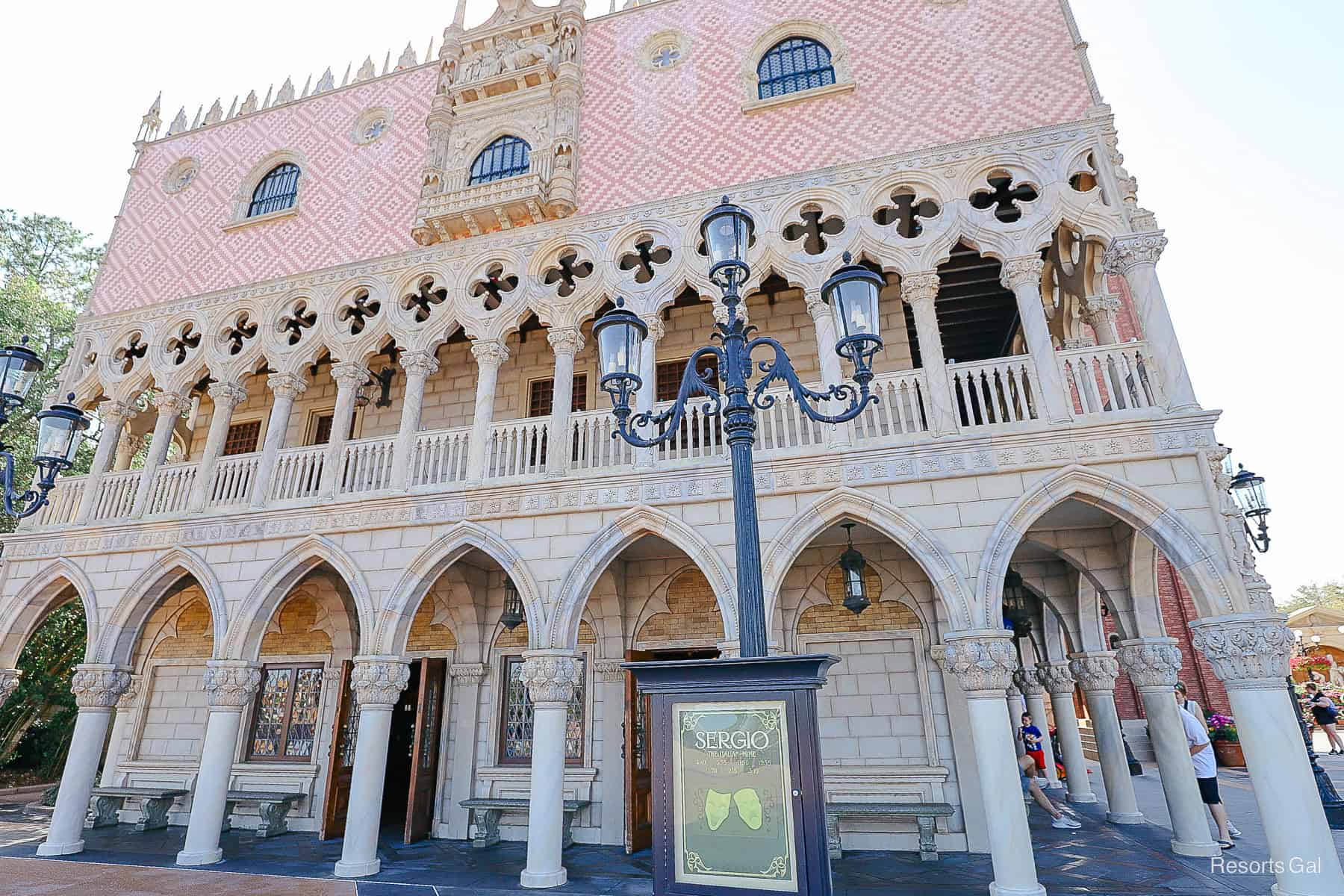 the Doge's palace at Epcot's Italy Pavilion 