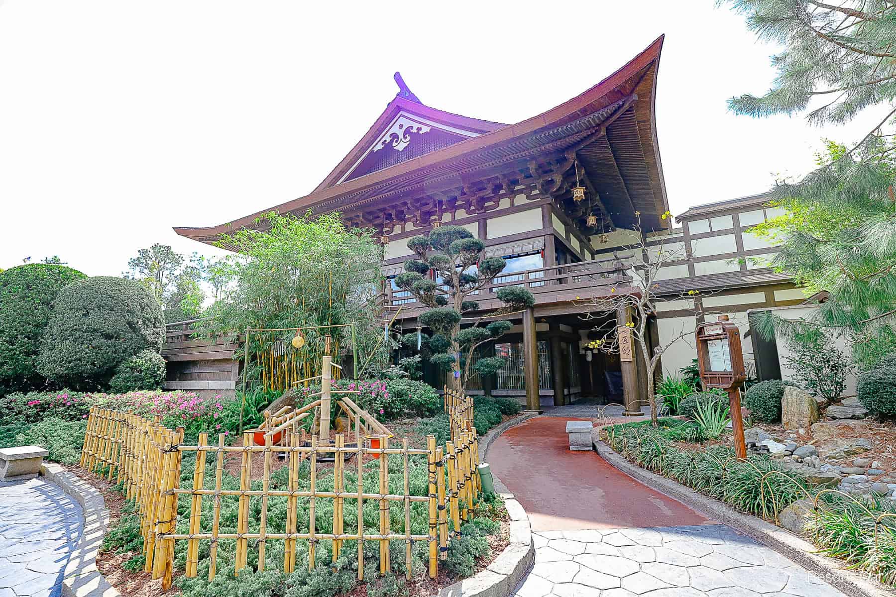 an exterior view of the store in the Japan Pavilion 