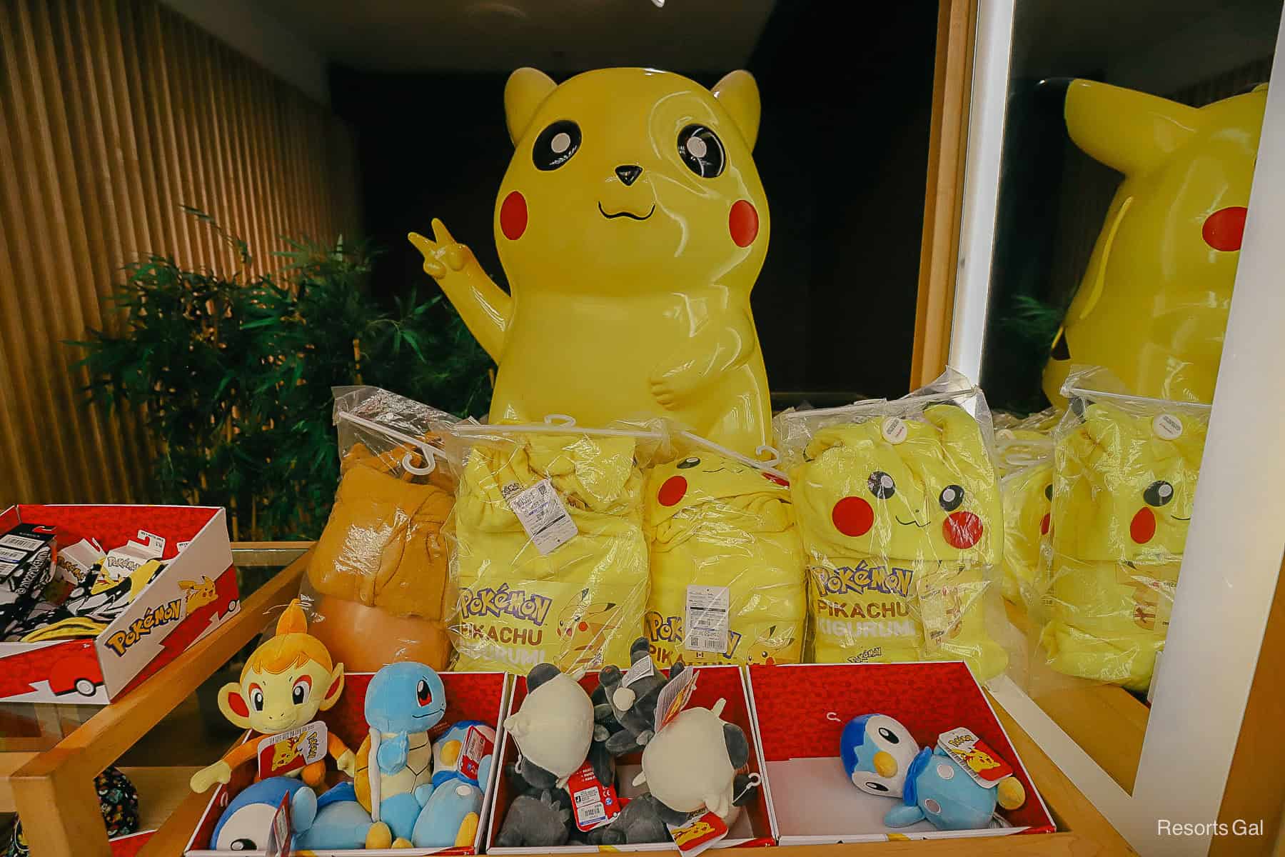 Pokemon merchandise at Epcot's Japan Pavilion 