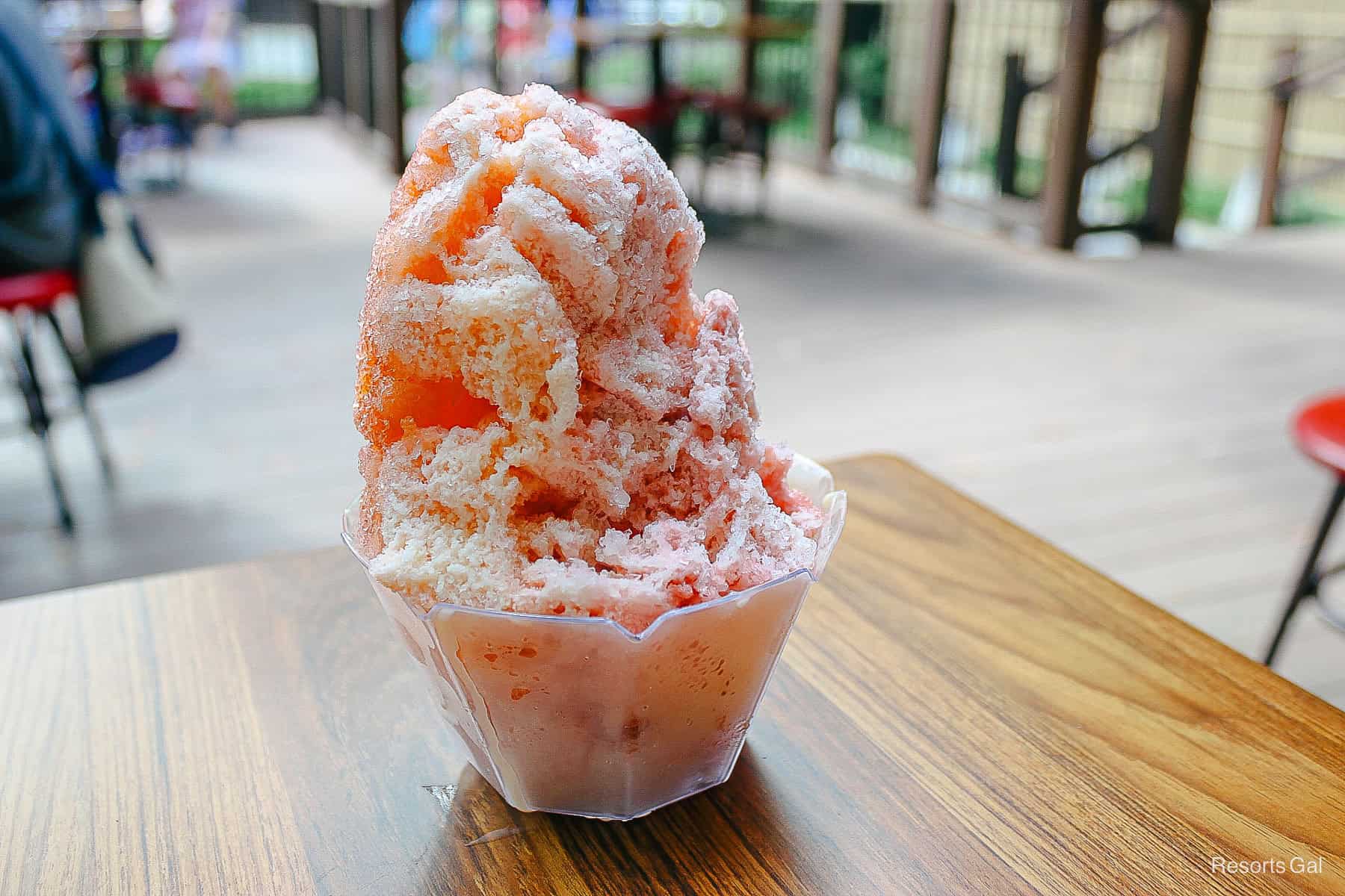 sweet milk pour over shave ice 