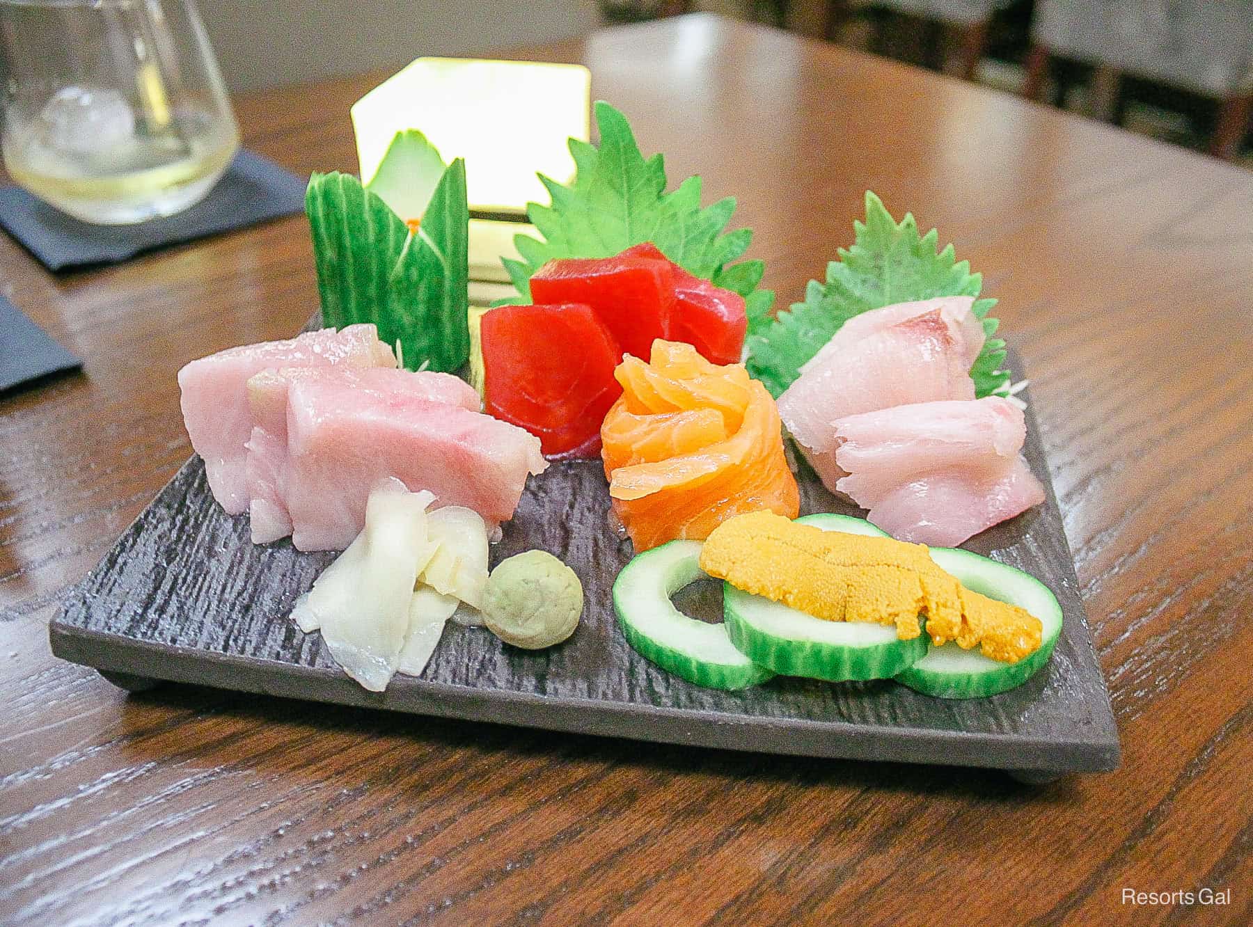 a sushi platter from Takumei Tei 