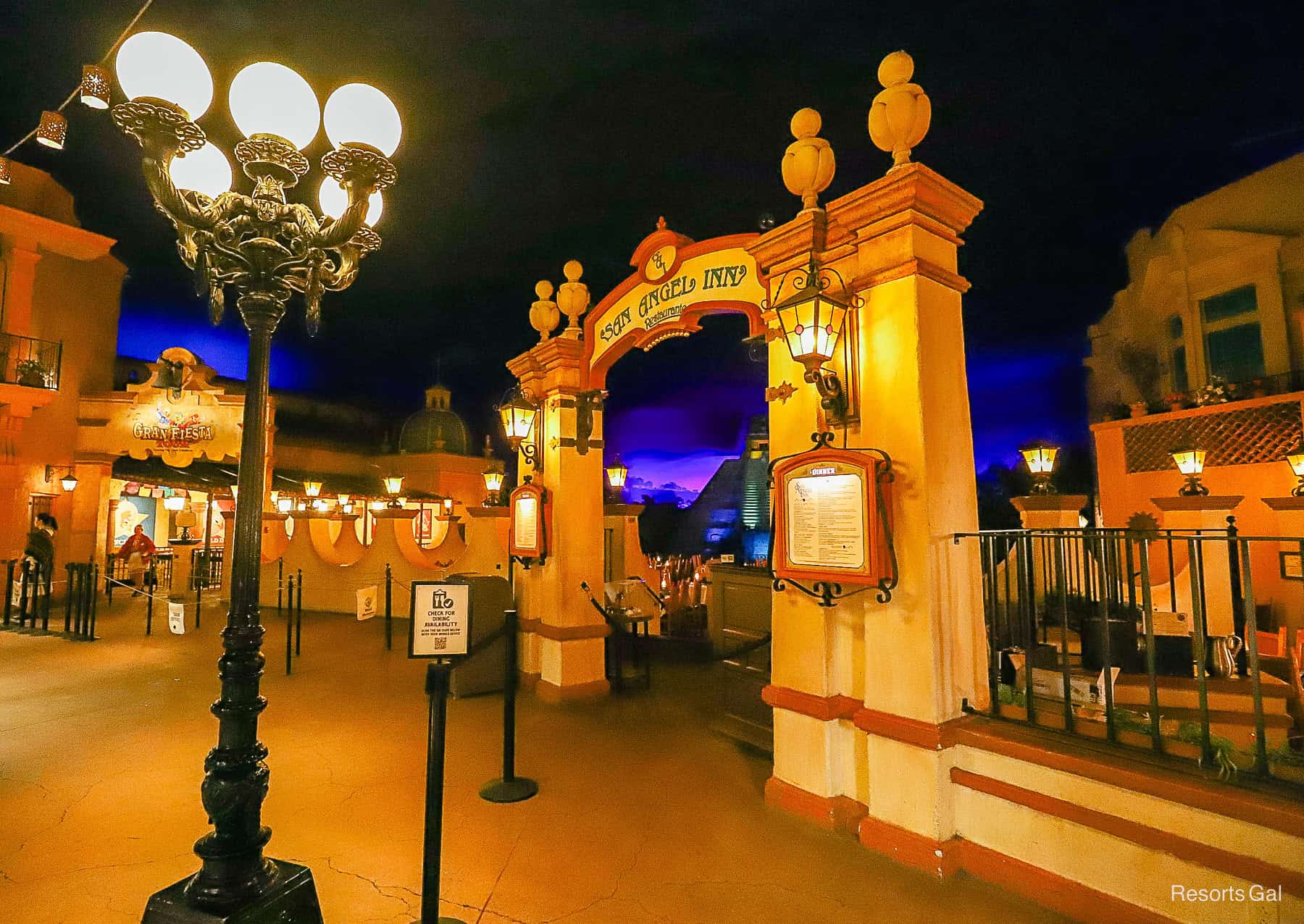 the entrance of San Angel Inn 