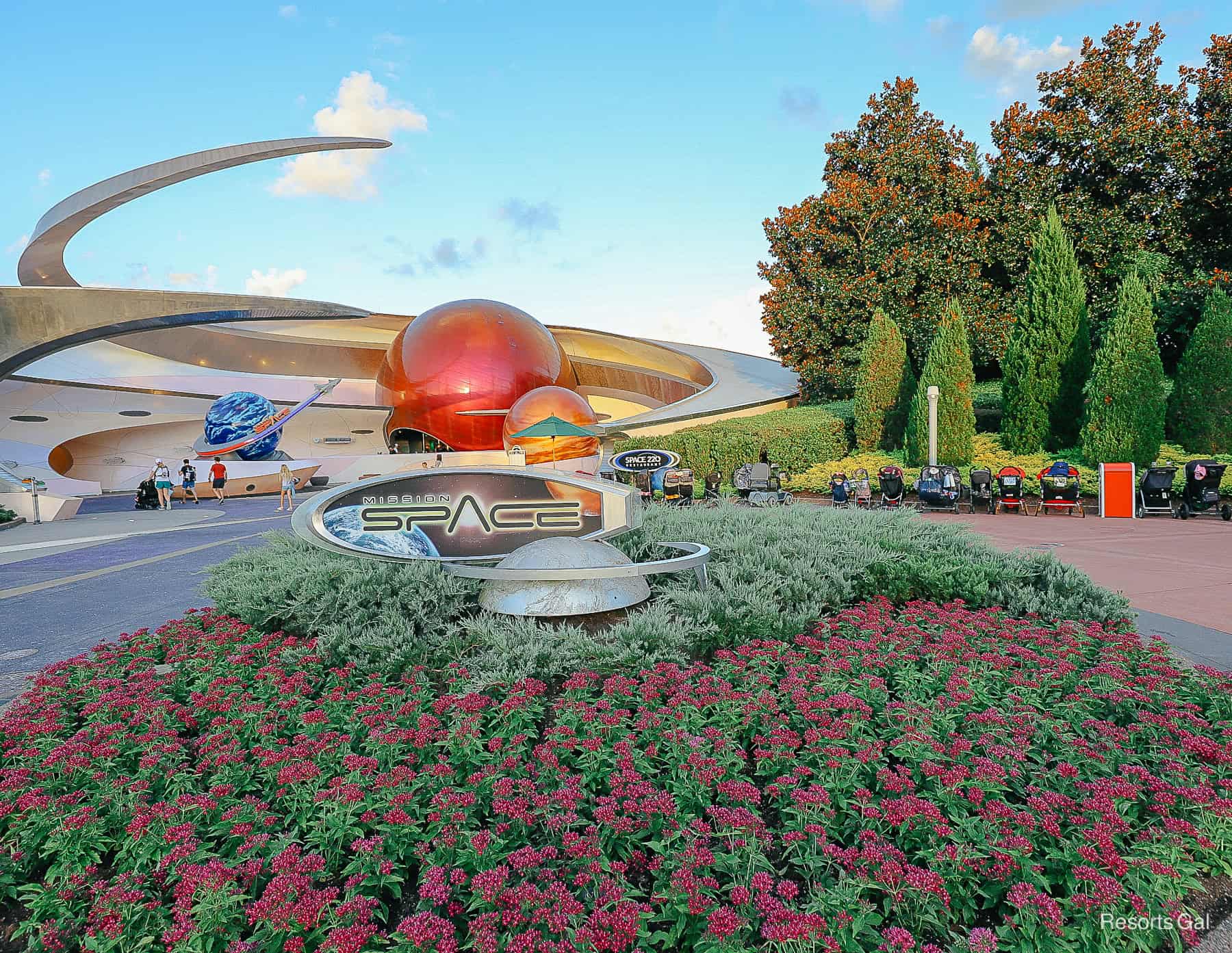 Mission: Space attraction signage and entrance 