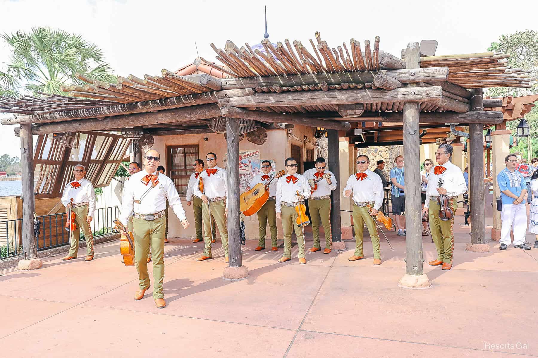 Mariachi Cobre performing in Epcot's Mexico Pavilion 