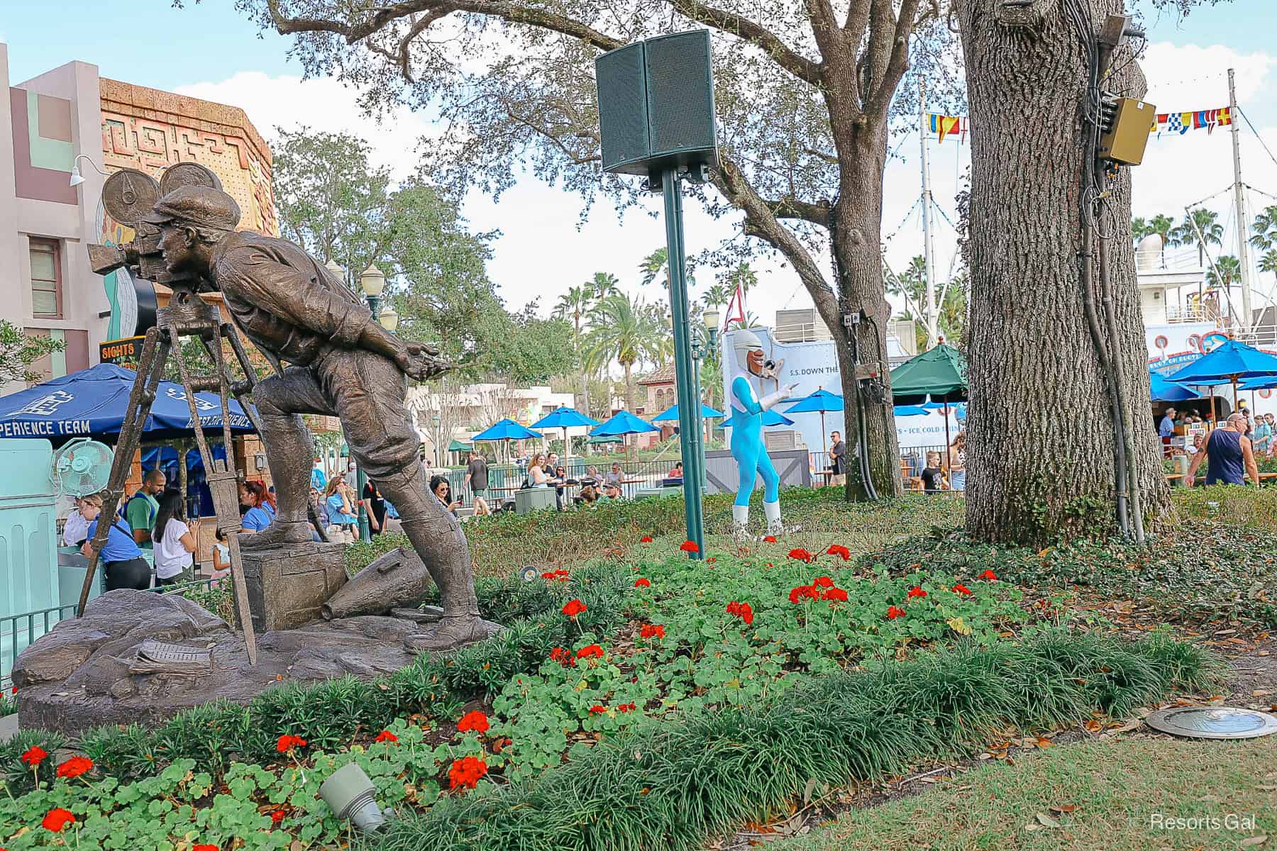 Frozone location at Hollywood Studios during social distancing. 