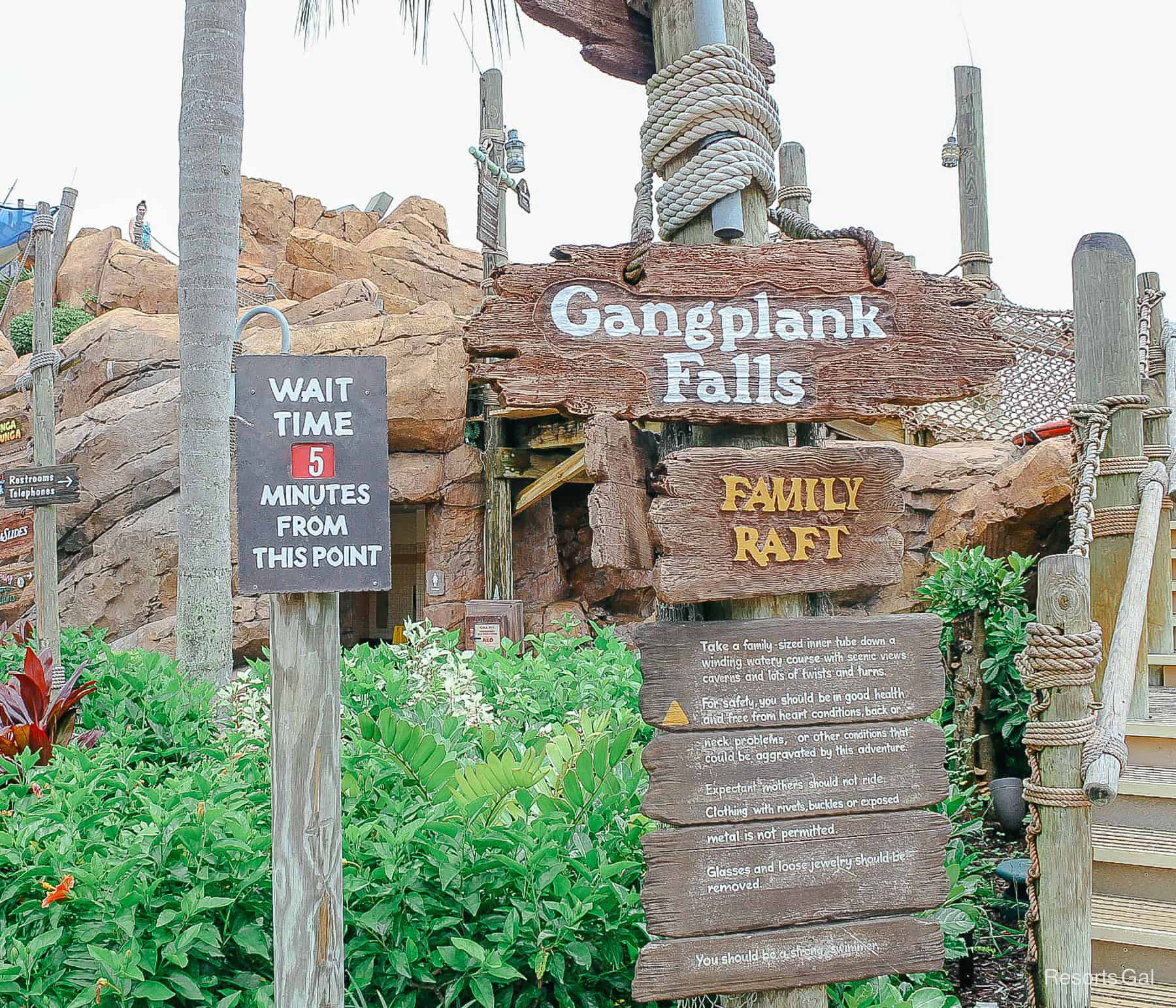 Gangplank Falls at Disney's Typhoon Lagoon 