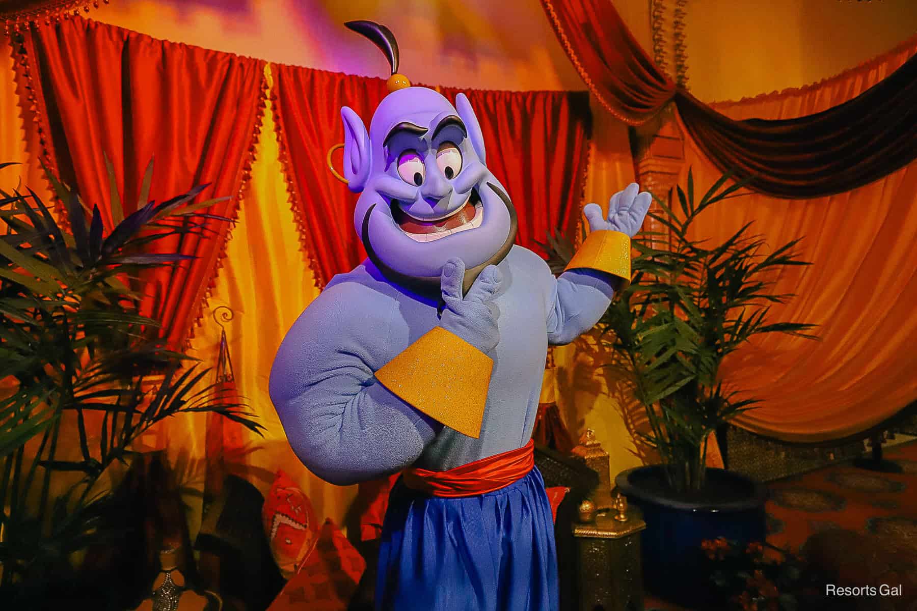 Character Spotlight: The Genie from ‘Aladdin’ at Disney World