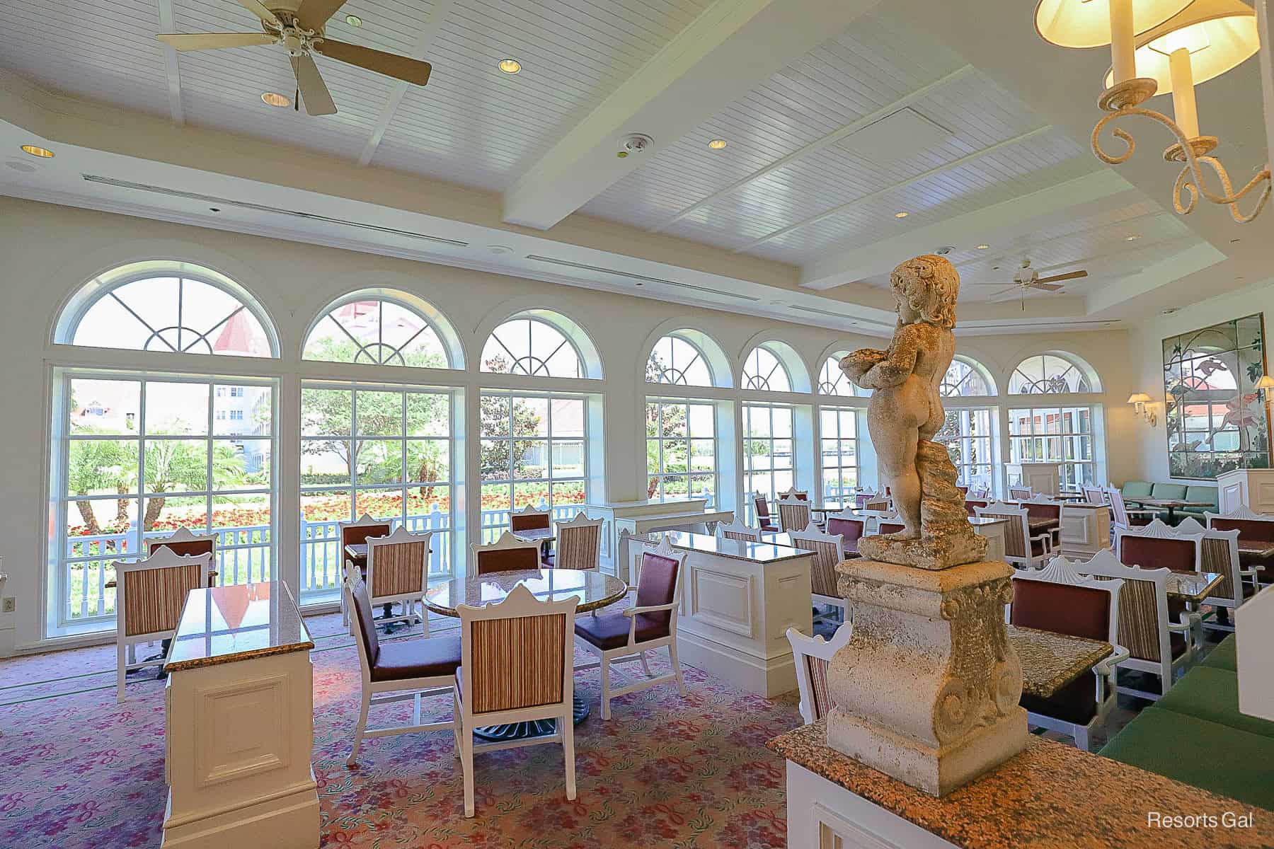 the Garden View tea room at Grand Floridian 