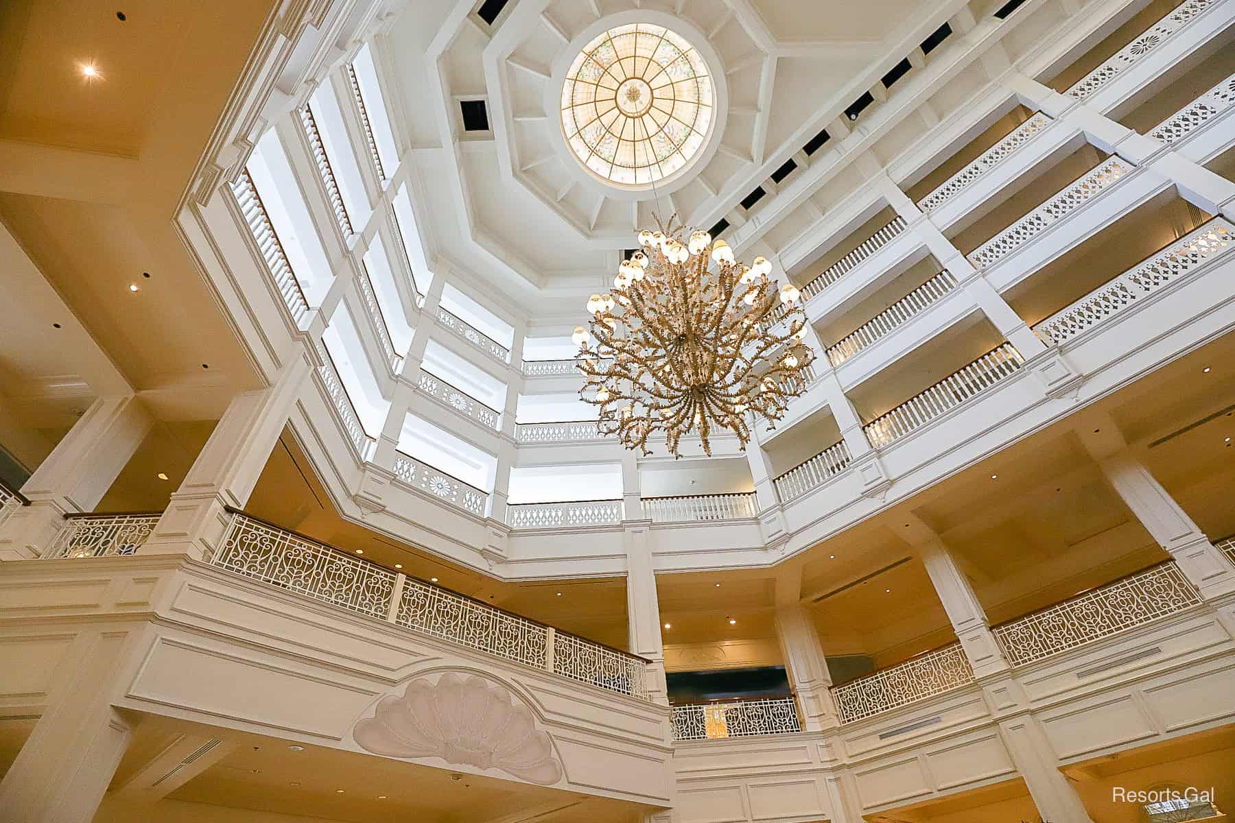 lobby chandelier 