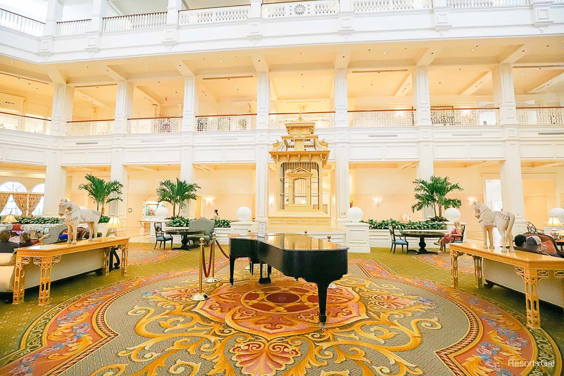 the Grand Floridian lobby piano 