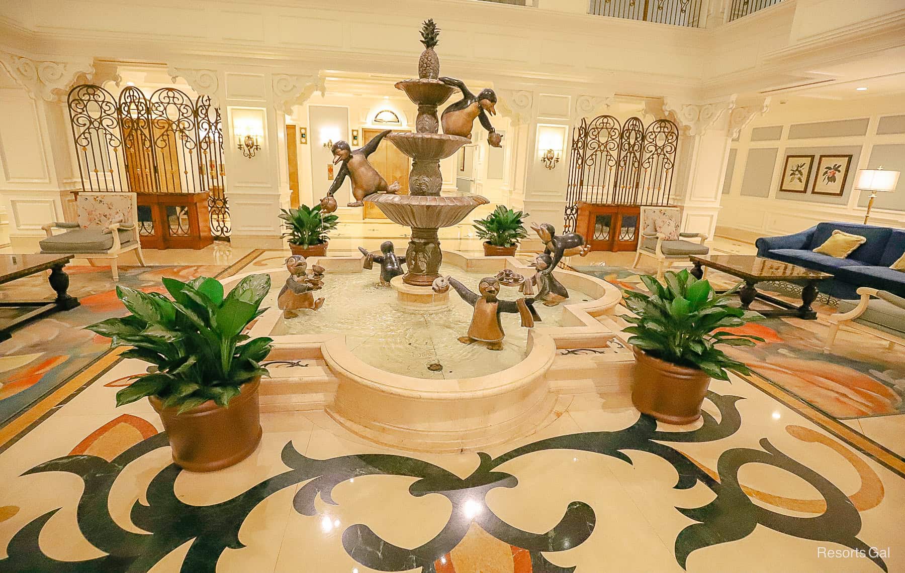 Grand Floridian Mary Poppins fountain