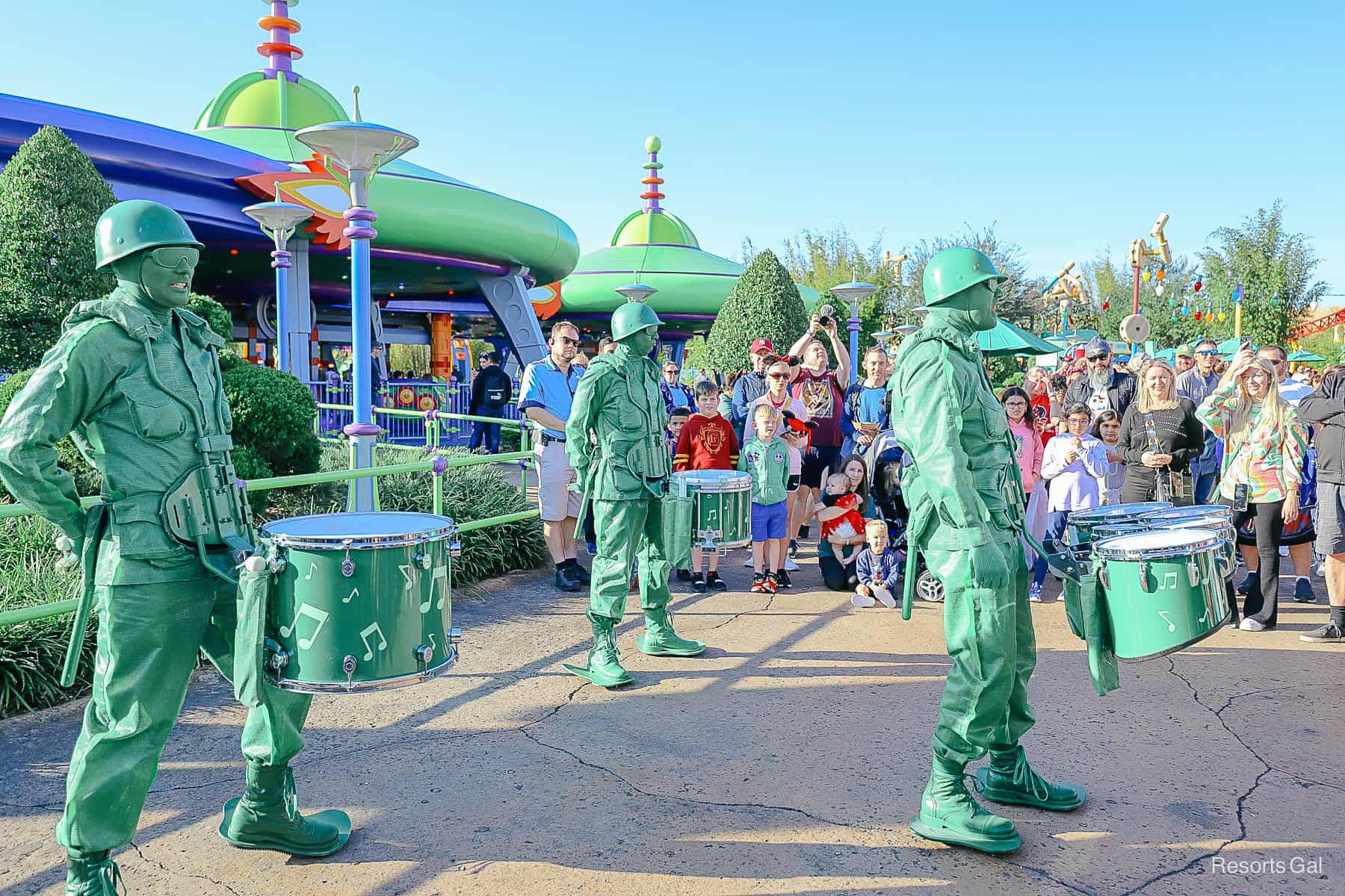 Green Army Men at Disney World