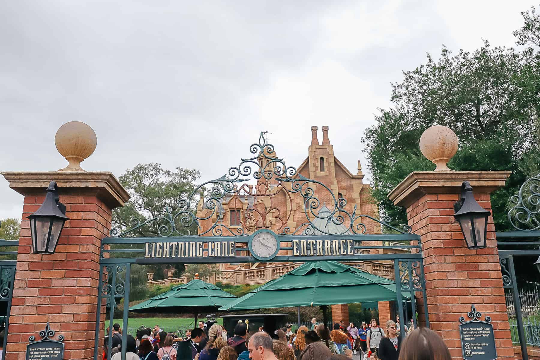 Lightning Lane entrance Magic Kingdom 