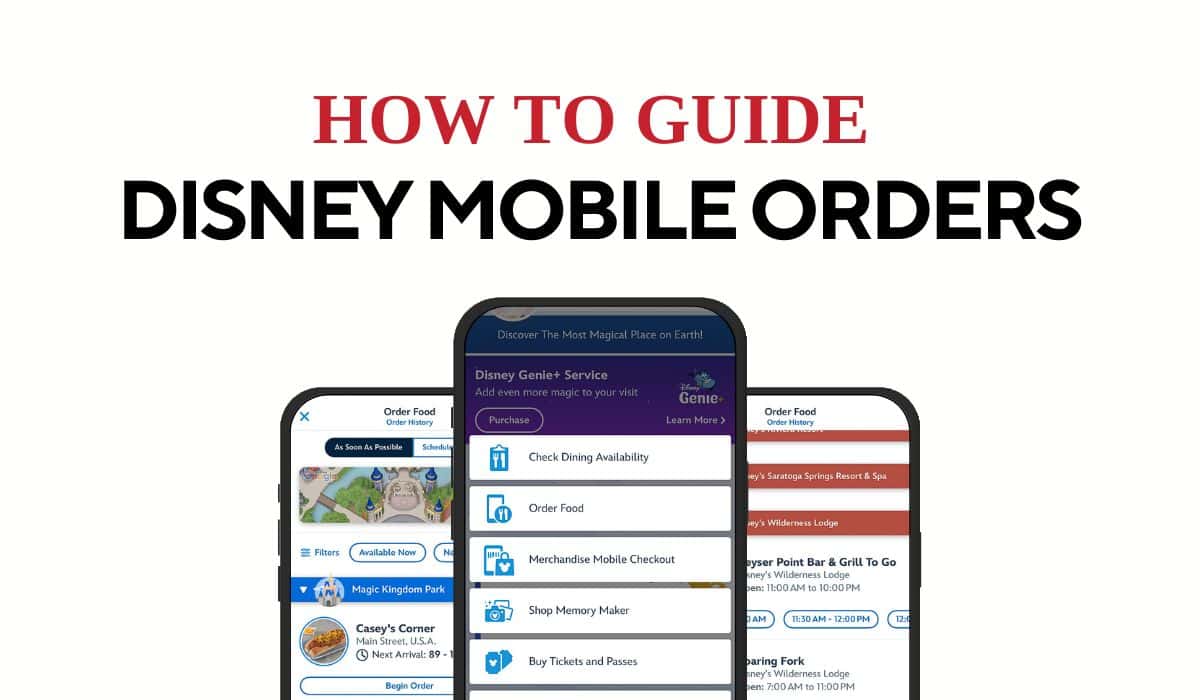 How To Mobile Orders at Disney World