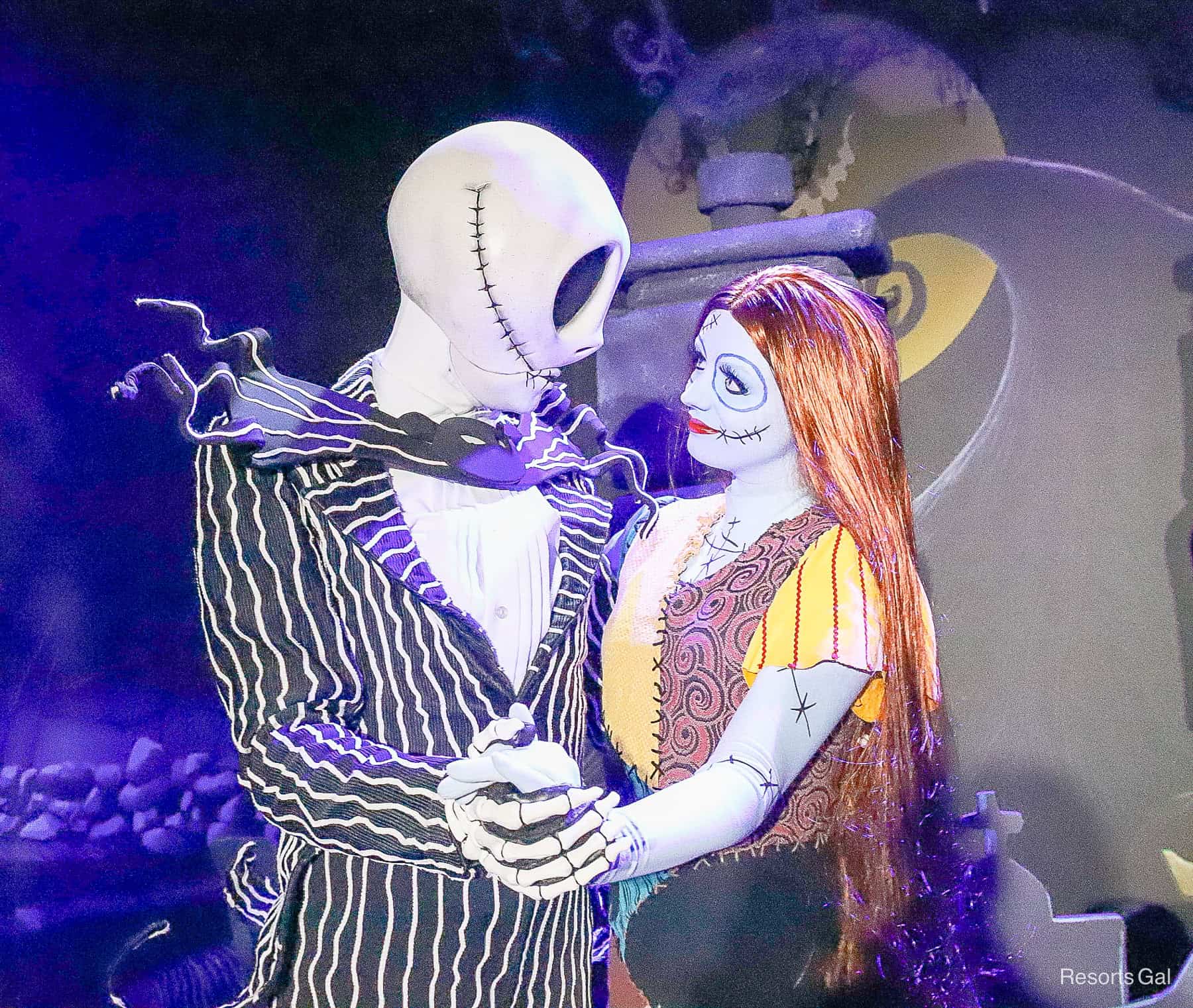 Jack and Sally gaze deep into each other's eyes as they pose for a photo 