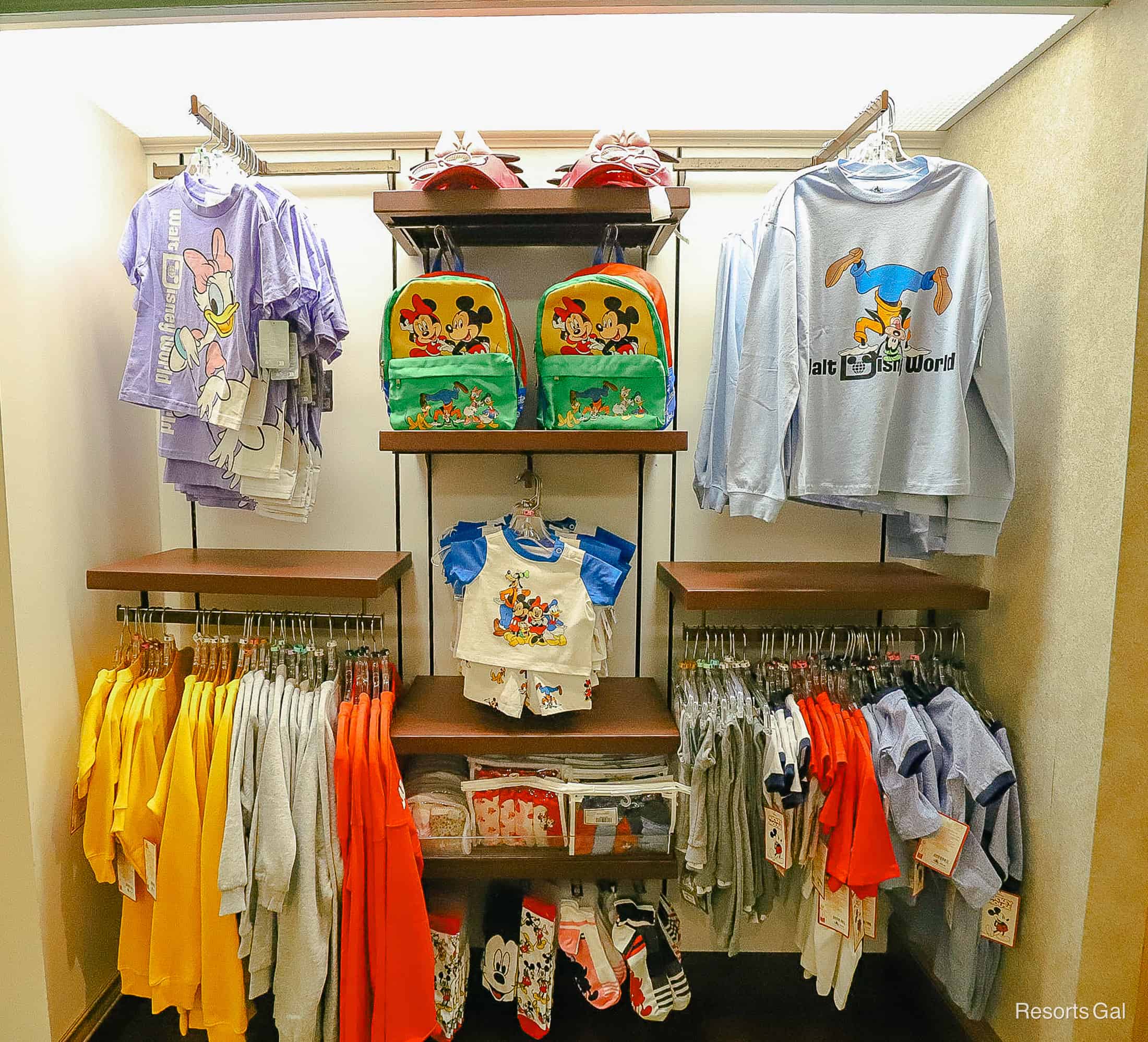 children's apparel in the gift shop at Port Orleans French Quarter
