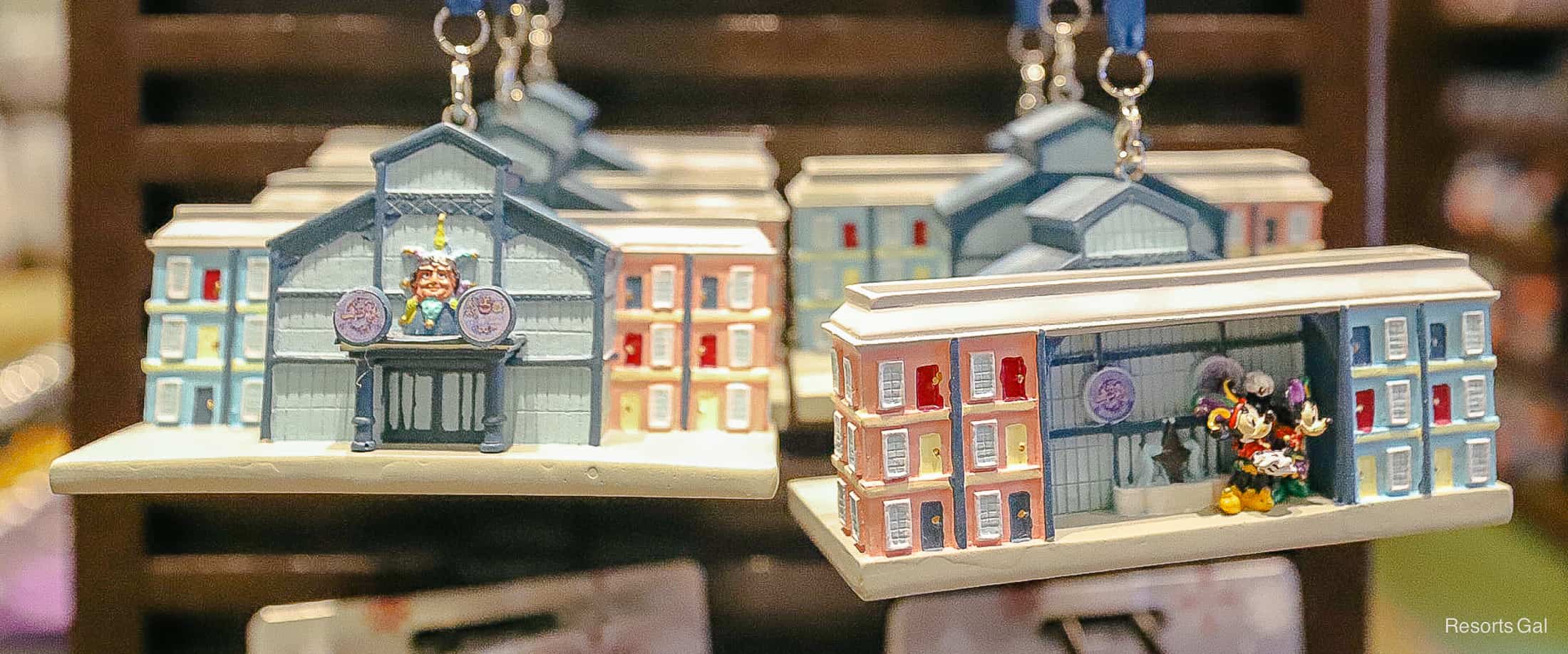 a Port Orleans French Quarter resort Sketchbook ornament in Jackson Square Gifts and Desires 