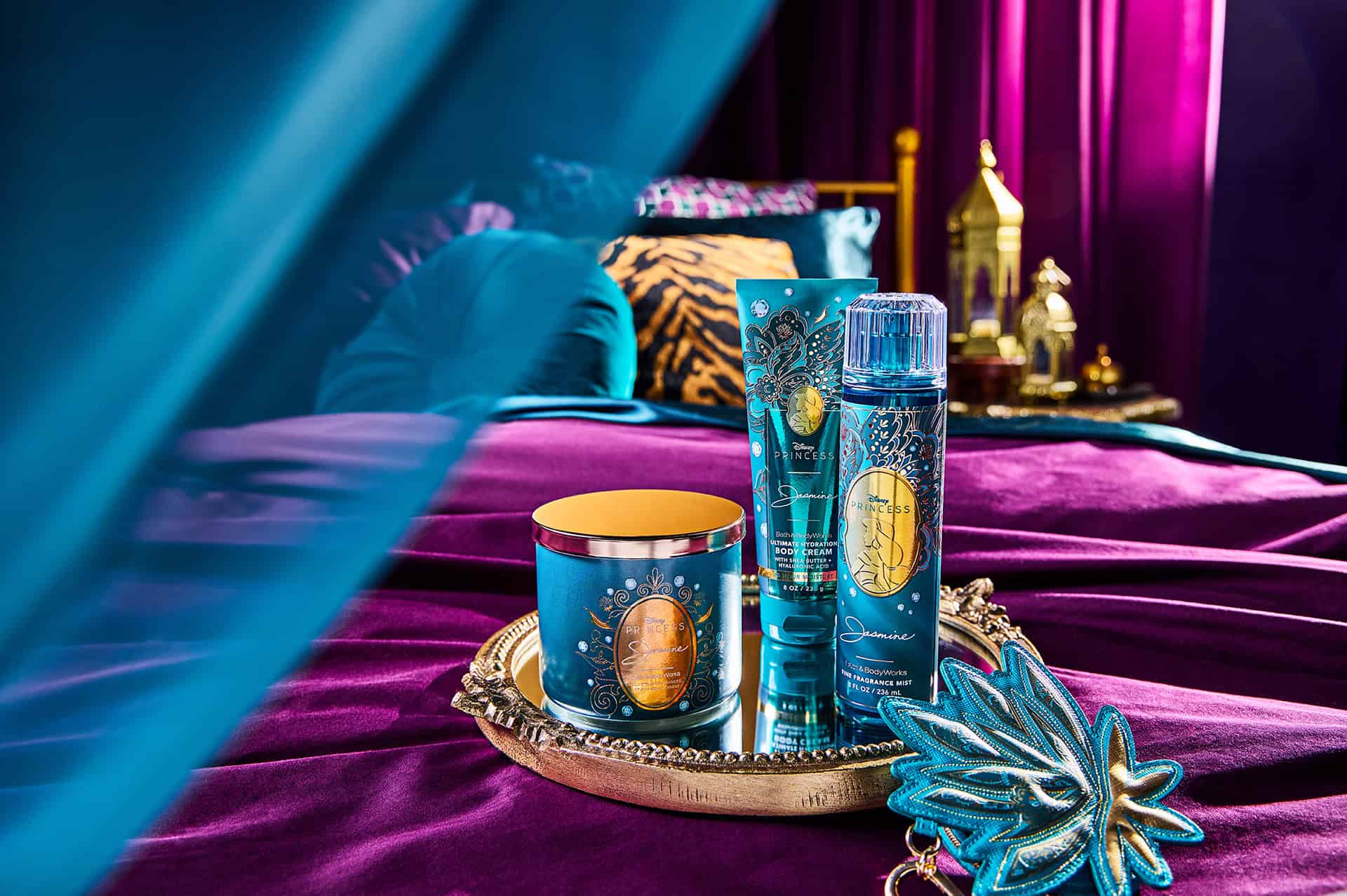 Princess Jasmine Disney Bath and Body Works Turquoise collection 