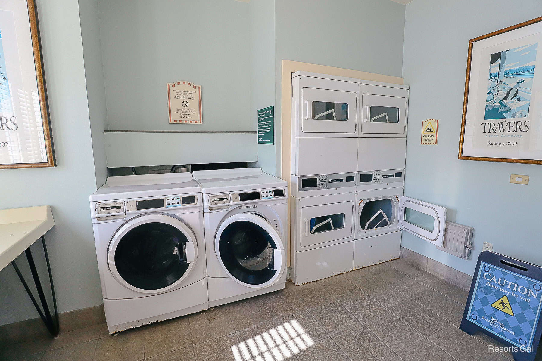 Disney’s Saratoga Springs Laundry Facilities (Info & Photos)