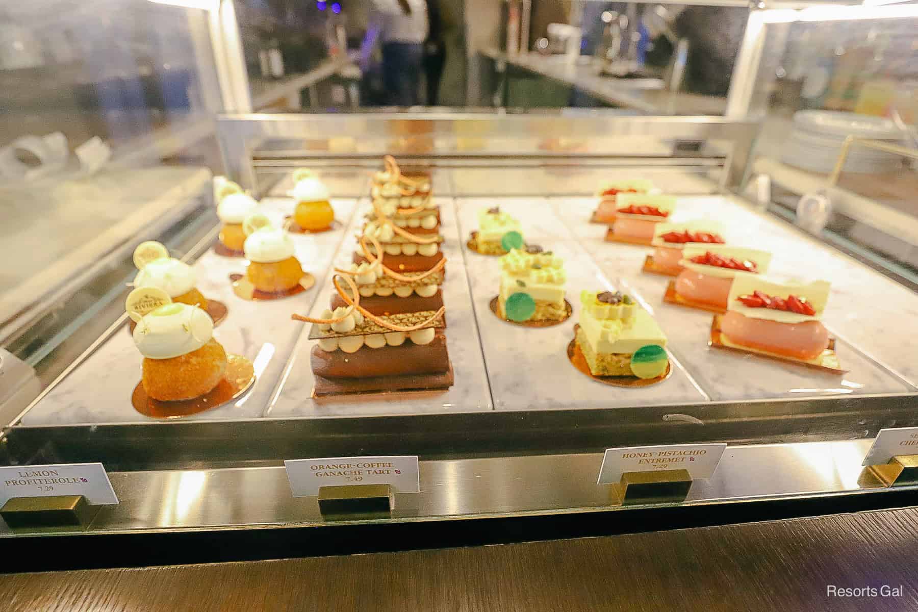 Seasonal Cheesecake on the far right side 