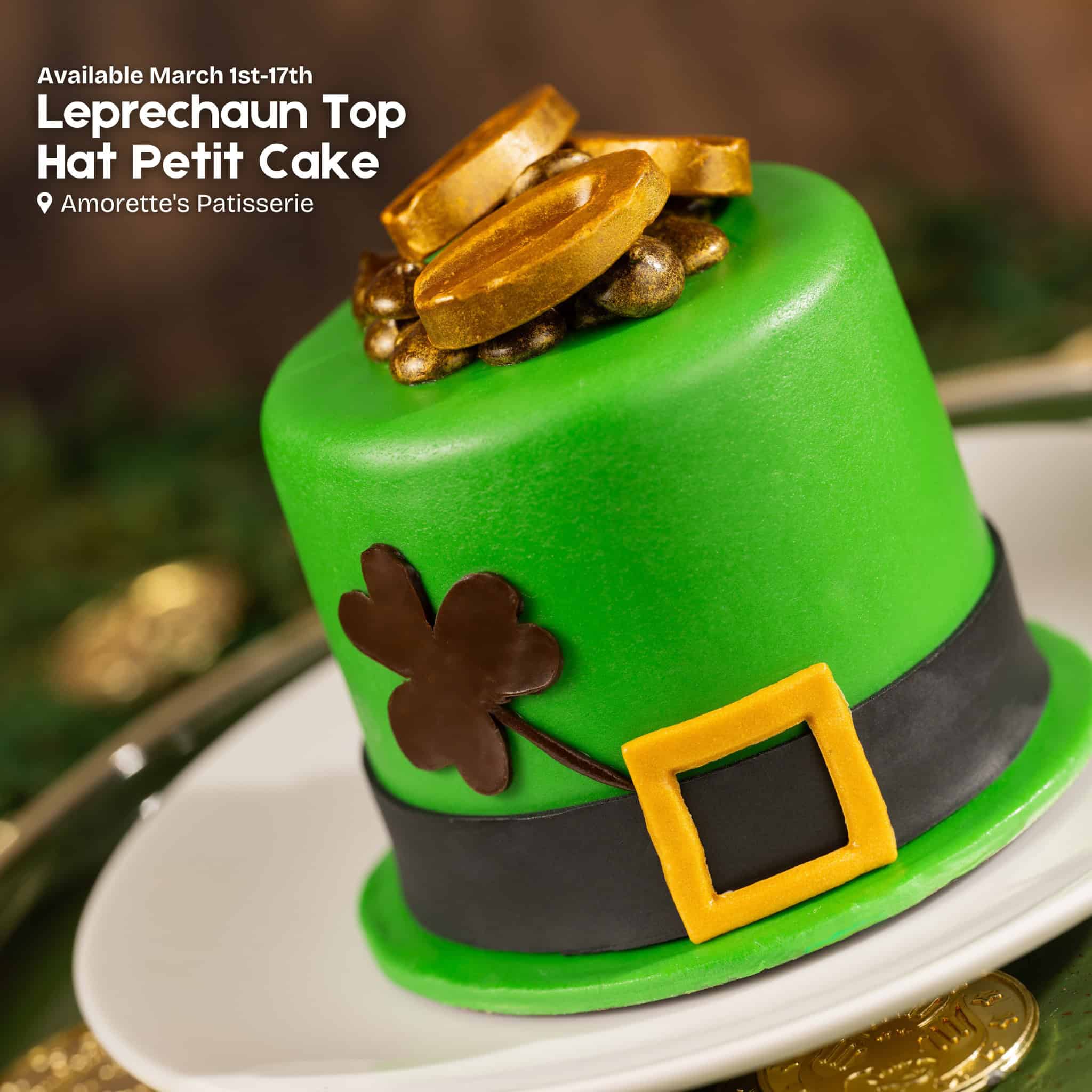 Leprechaun Top Hat Petit Cake 