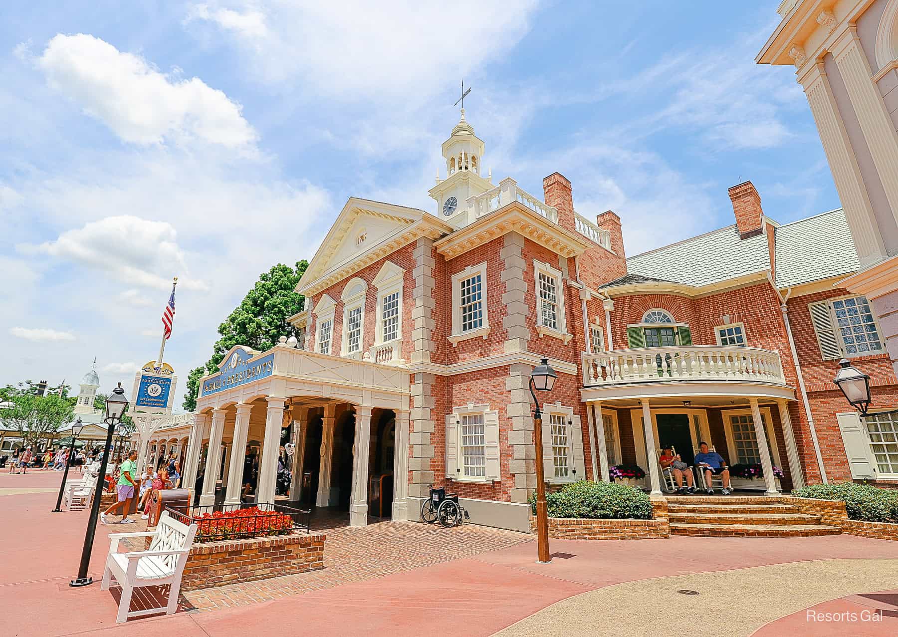 the Hall of Presidents attraction at Magic Kingdom 