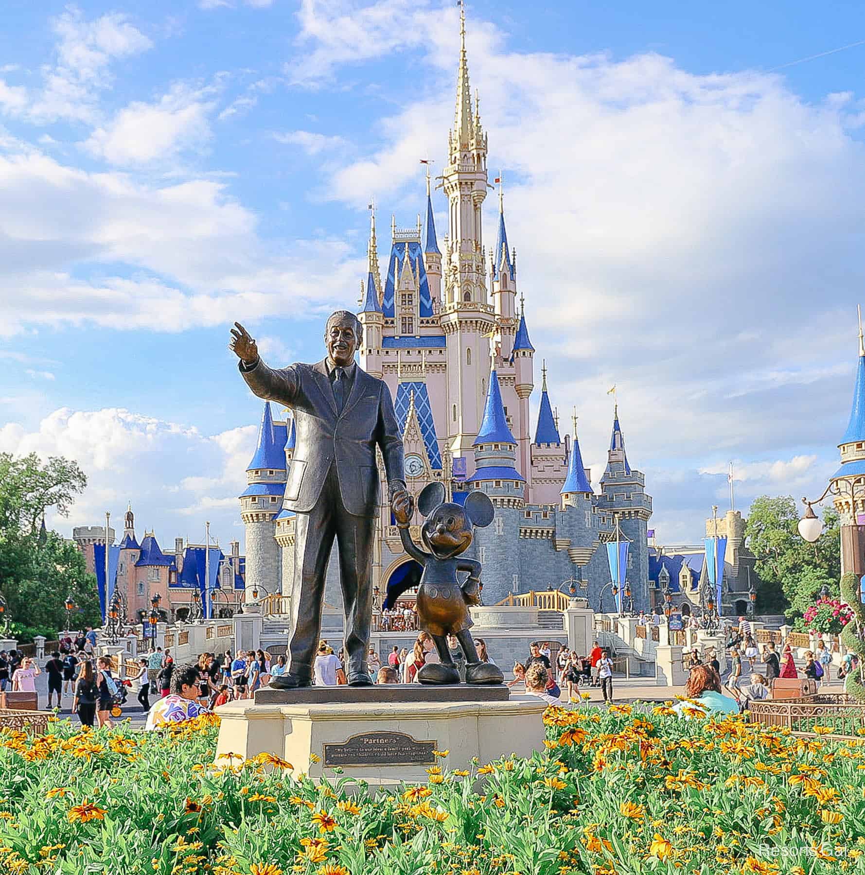 Partners statues at Magic Kingdom 