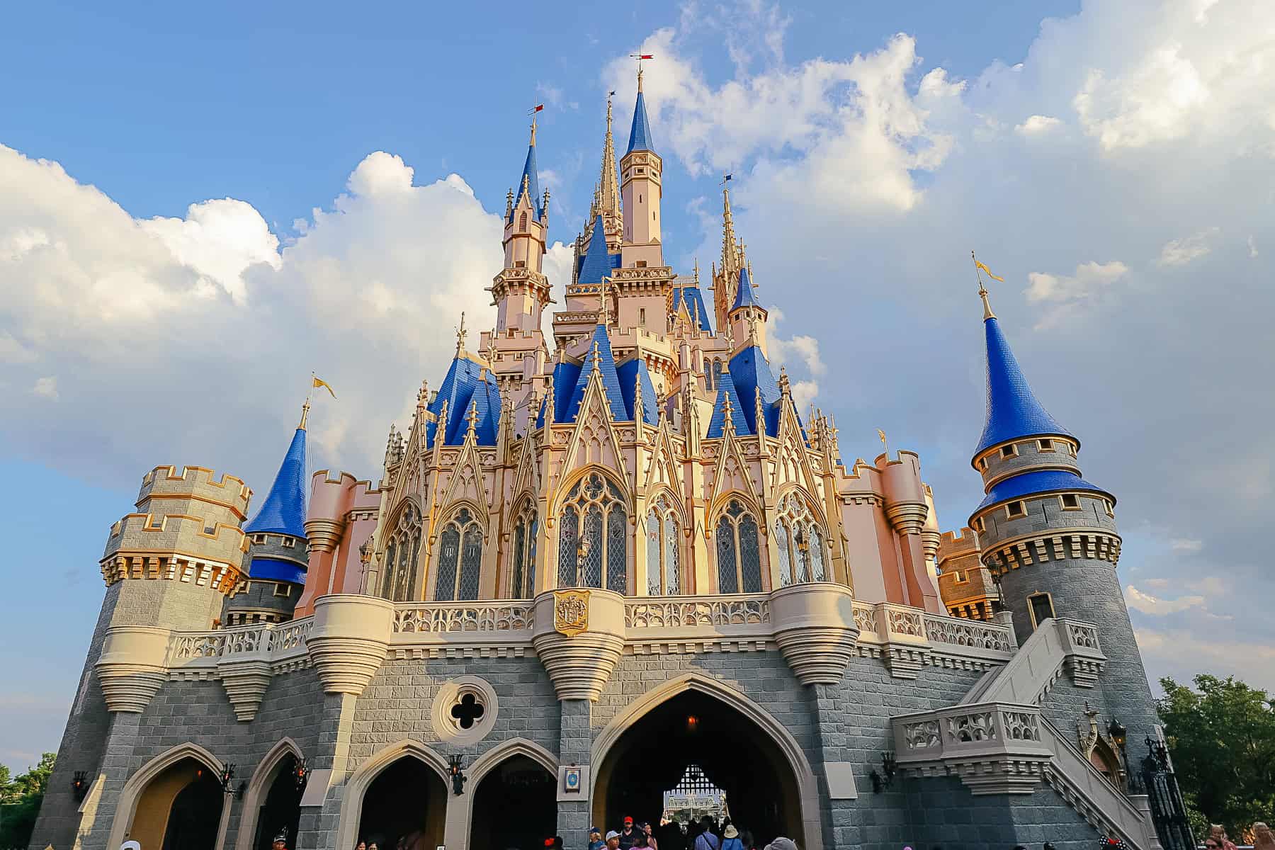 the back of Cinderella Castle at Magic Kingdom 