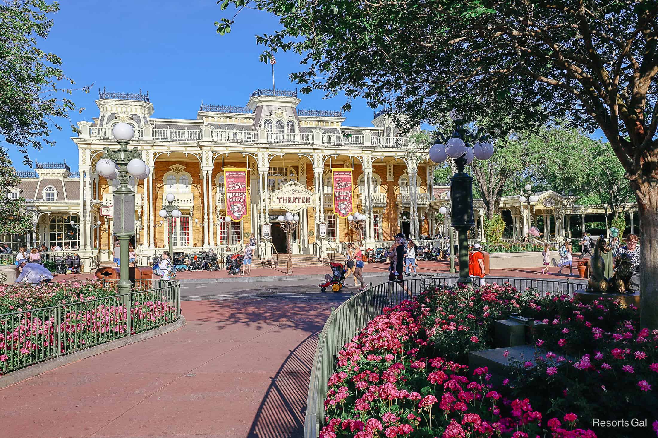 Town Square Theater where Jack and Sally meet at Disney World 