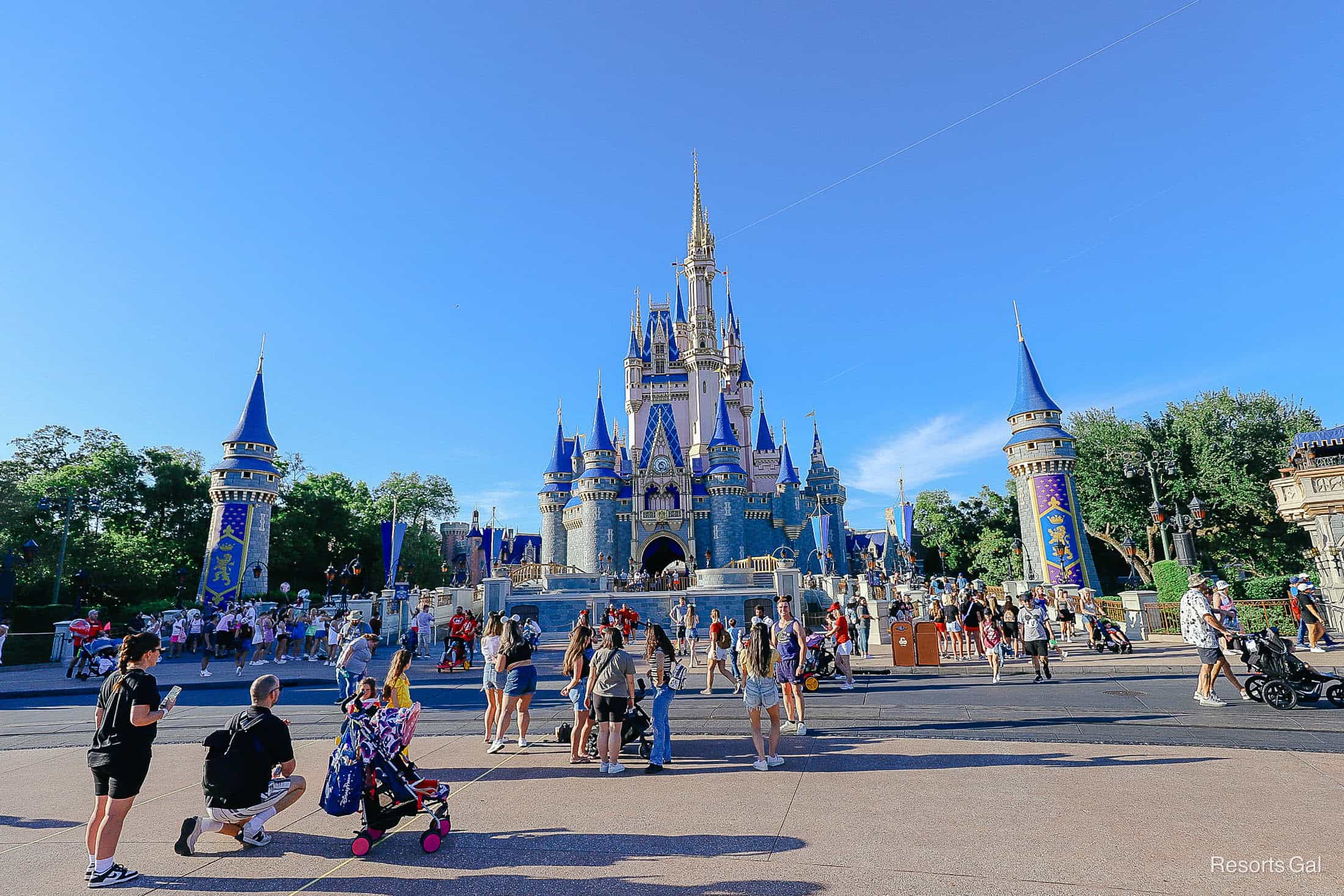 Magic Kingdom Transportation Locations Cover Image of Cinderella Castle