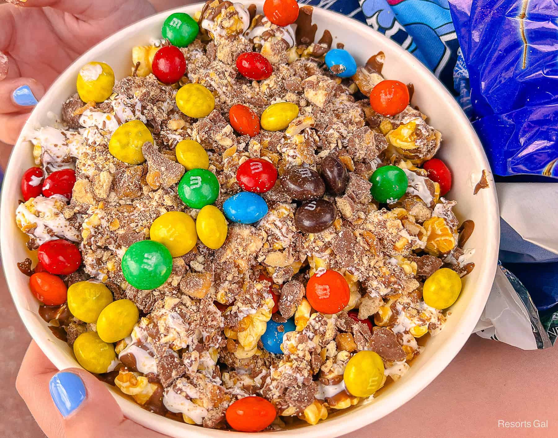 popcorn mix with Twix from the Main Street Confectionery 