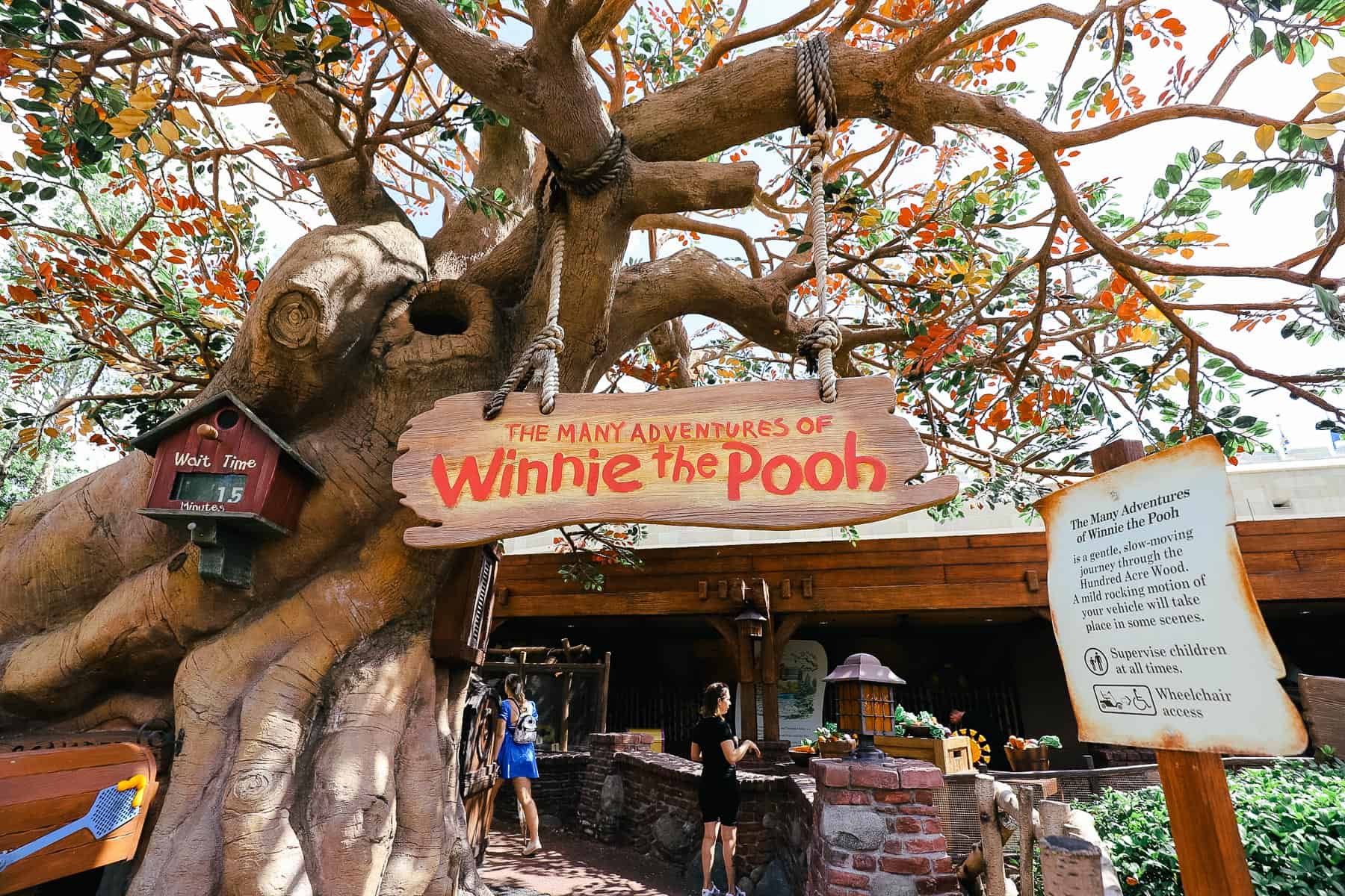 The Many Adventures of Winnie the Pooh, Attractions