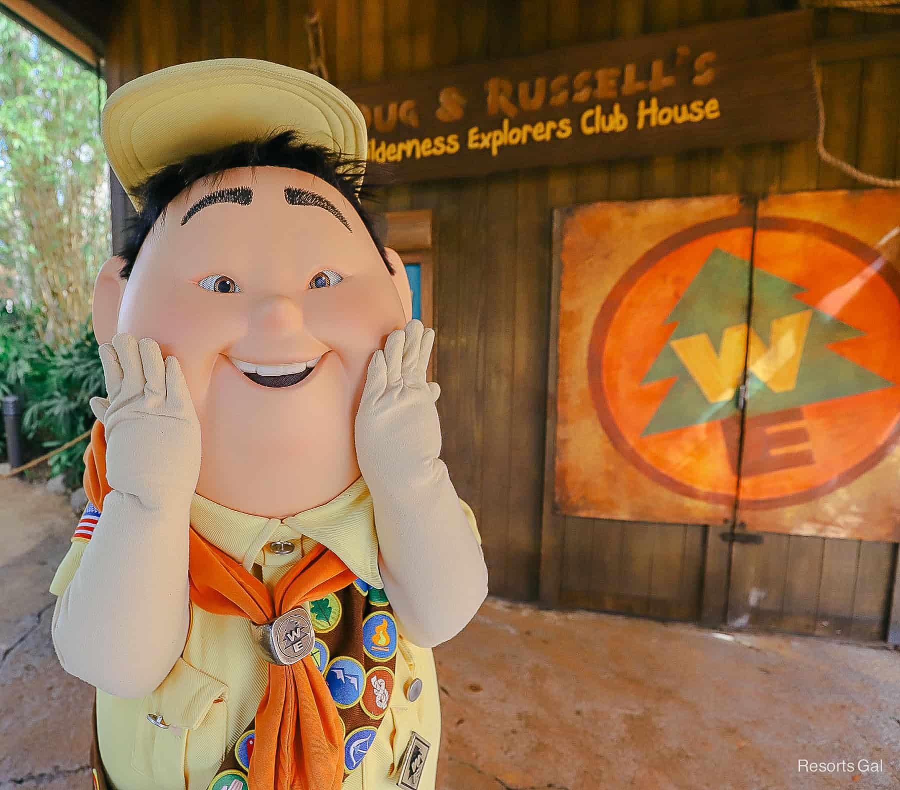 Dug at the Wilderness Explorer's Clubhouse at Animal Kingdom 