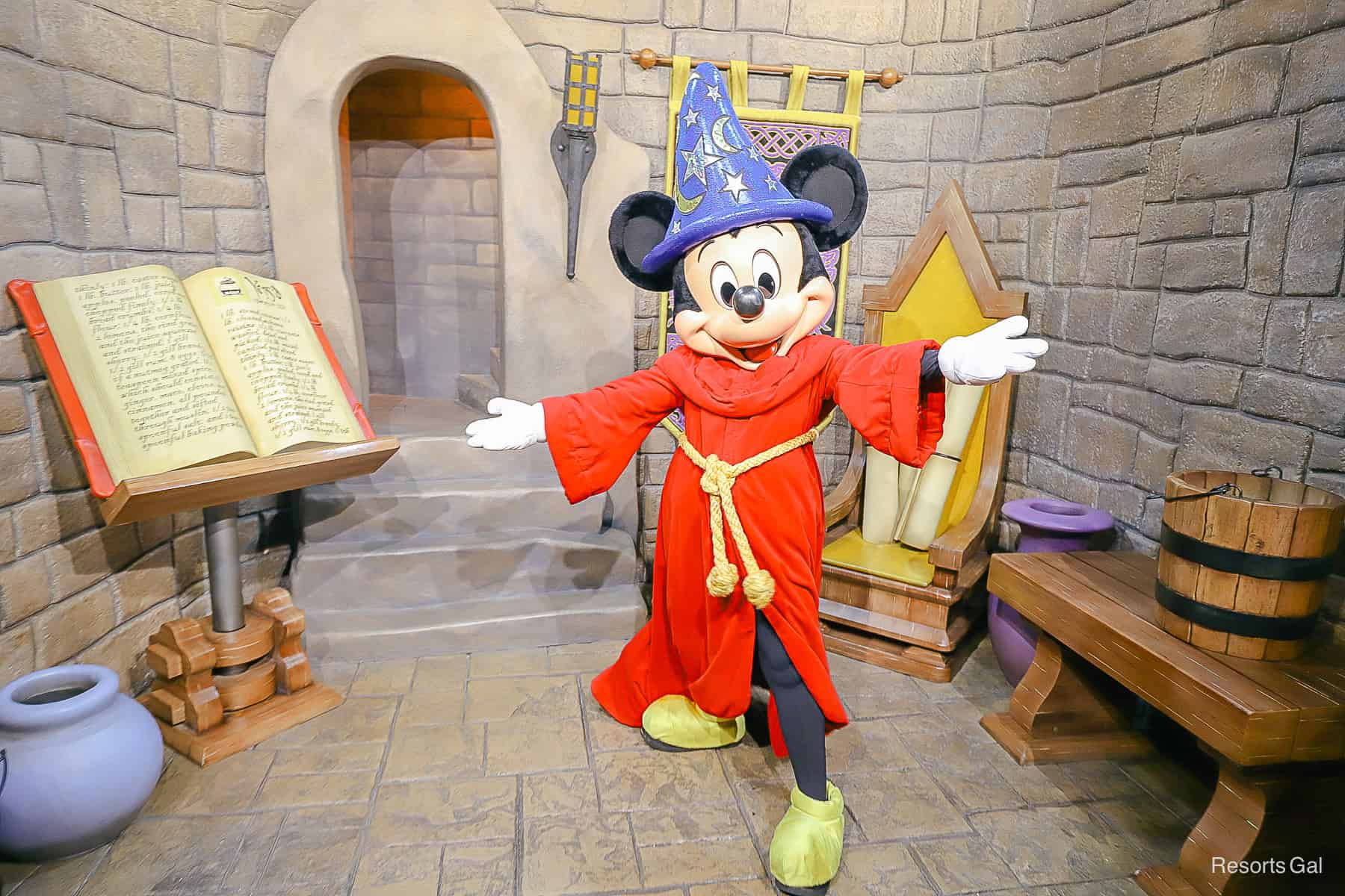 Mickey Mouse as Sorcerer Mickey 