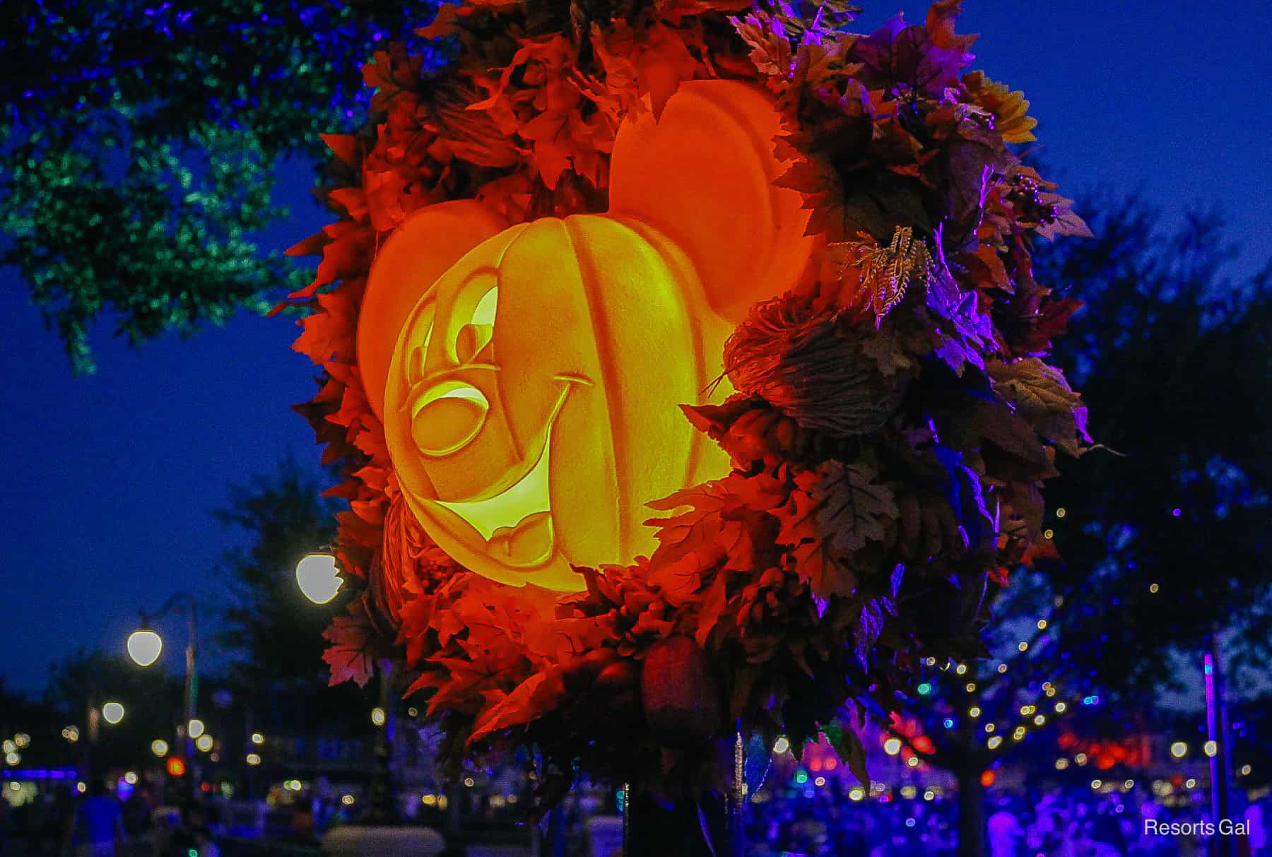 Mickey's Not So Scary Halloween Pumpkin Cover for Halloween Party Food List