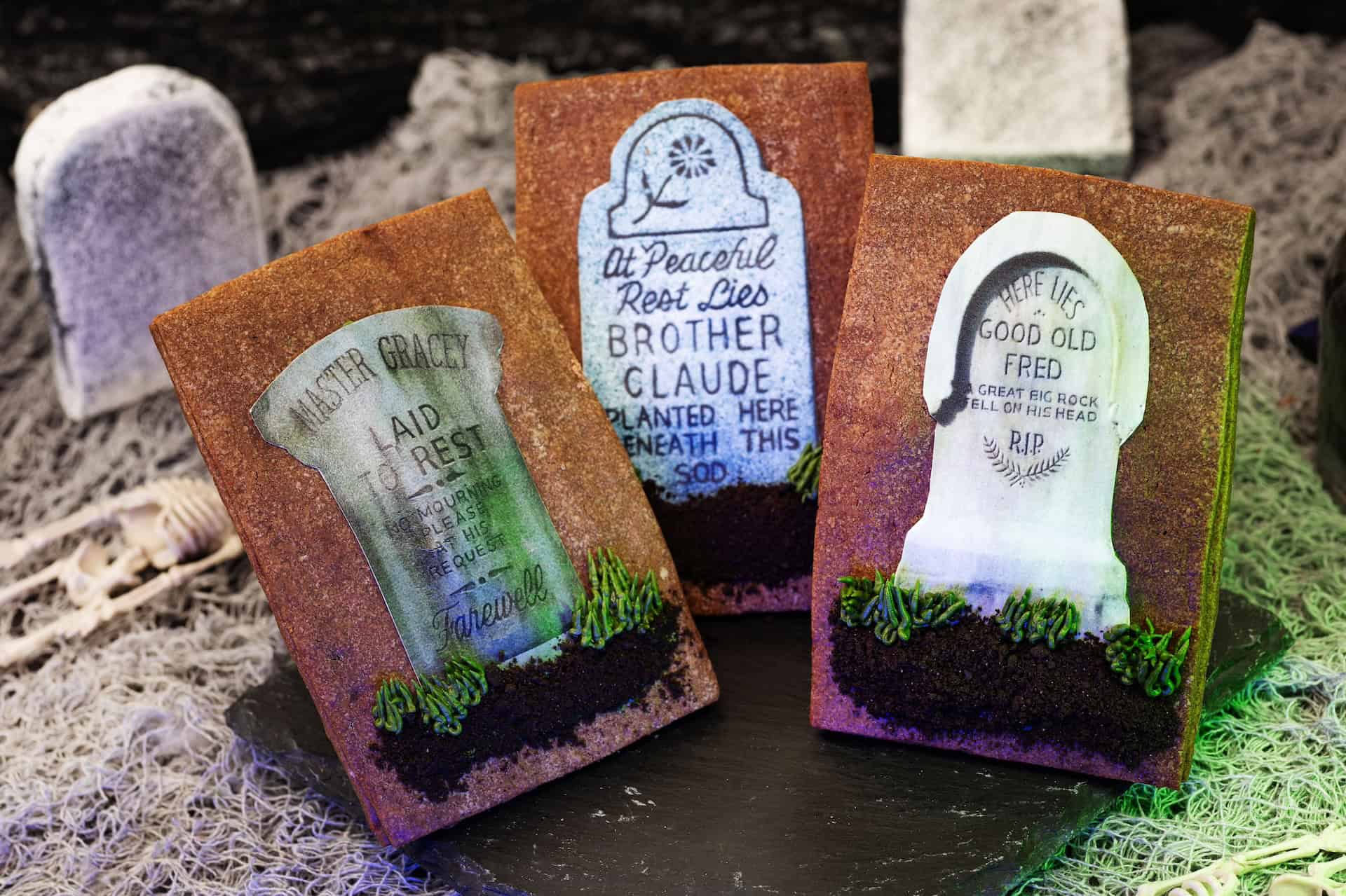 Tombstone Tart cookie trio 