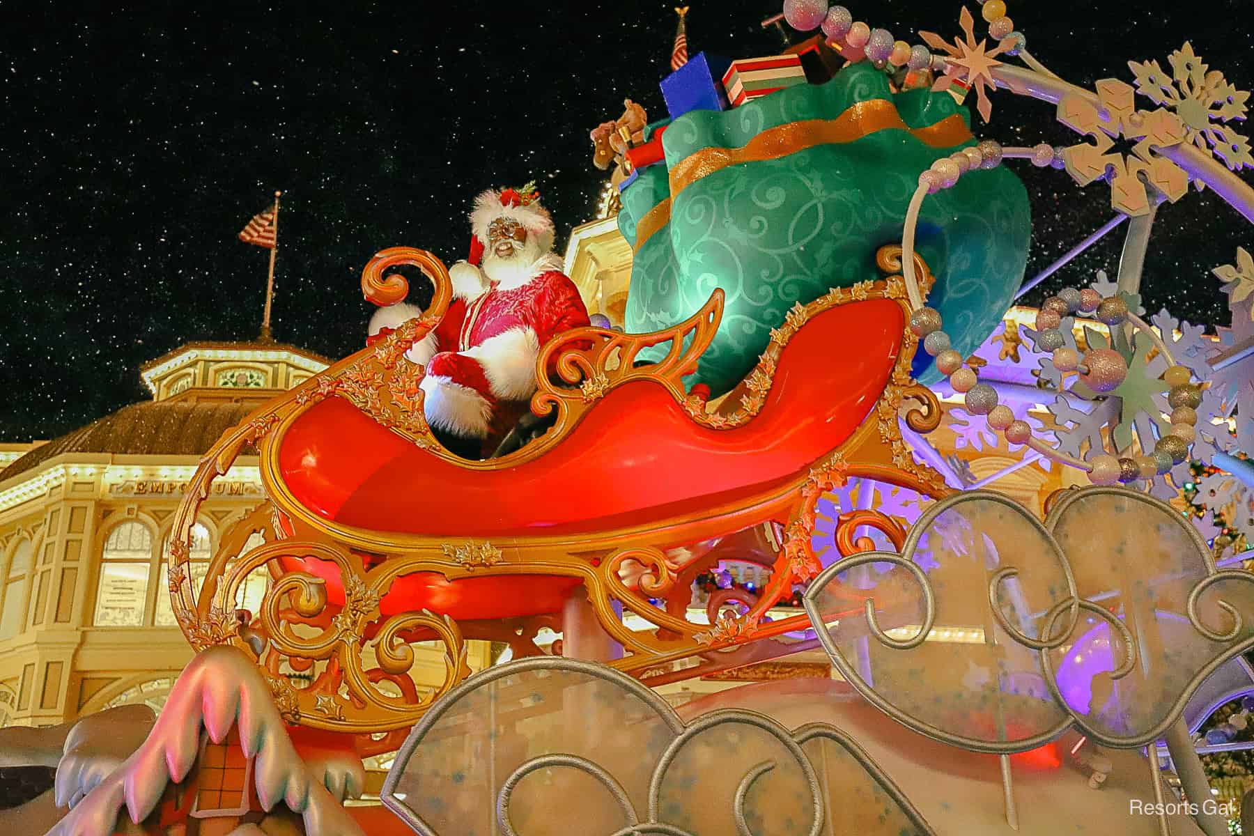 Santa Clause at Mickey's Very Merry Christmas Party 