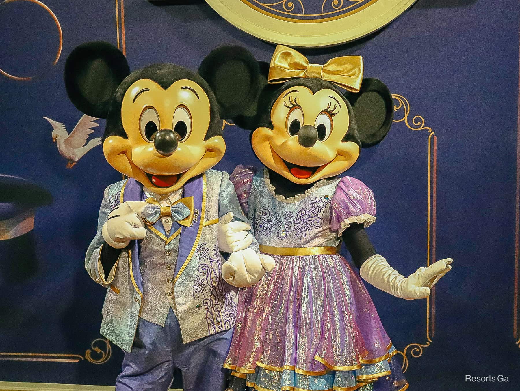 Mickey and Minnie Mouse 50th anniversary