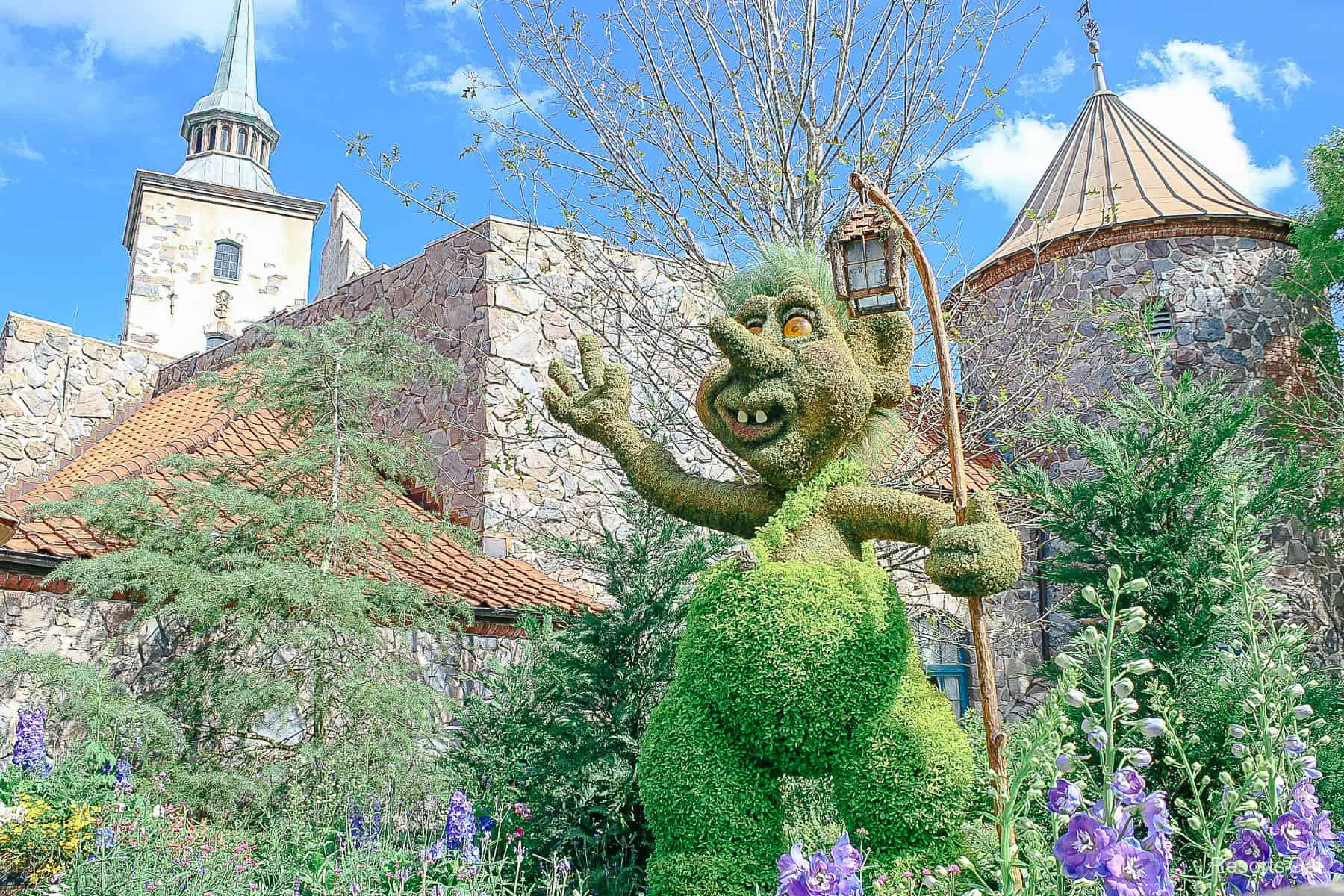 the Norway Pavilion Troll Topiary in 2021 when he debuts a completely new look