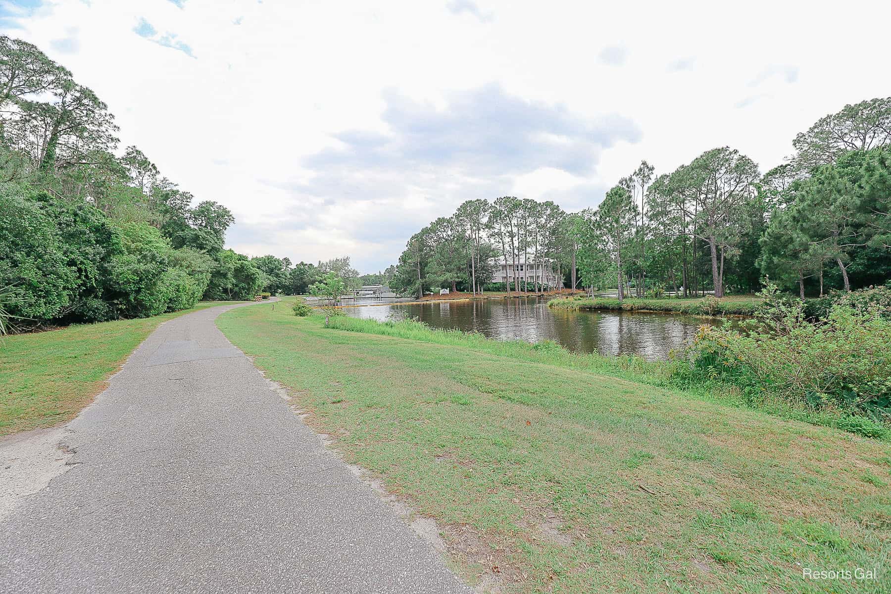 the trail from Old Key West to Saratoga Springs Resort and Disney Springs 