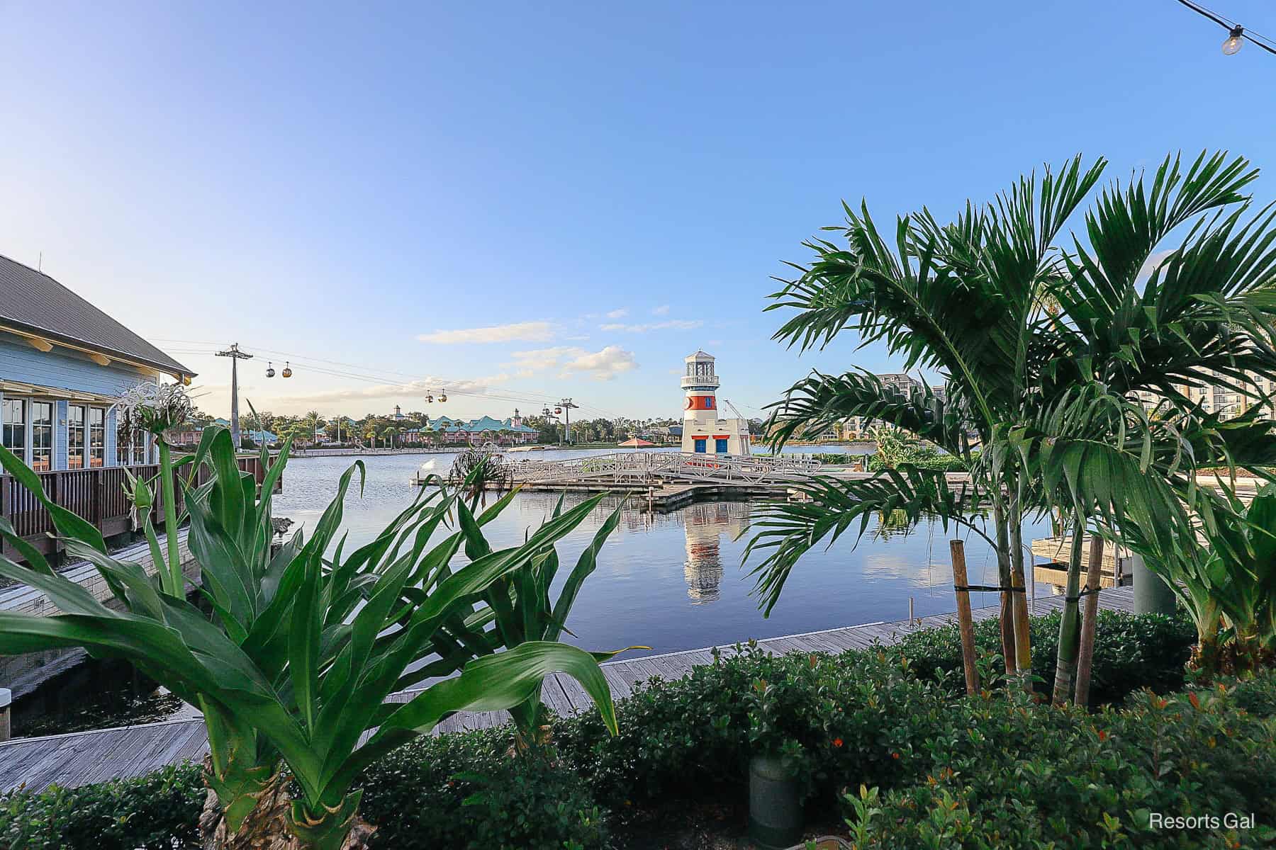 a scenic sunset photo of Barefoot Bay taken from Old Port Royale 