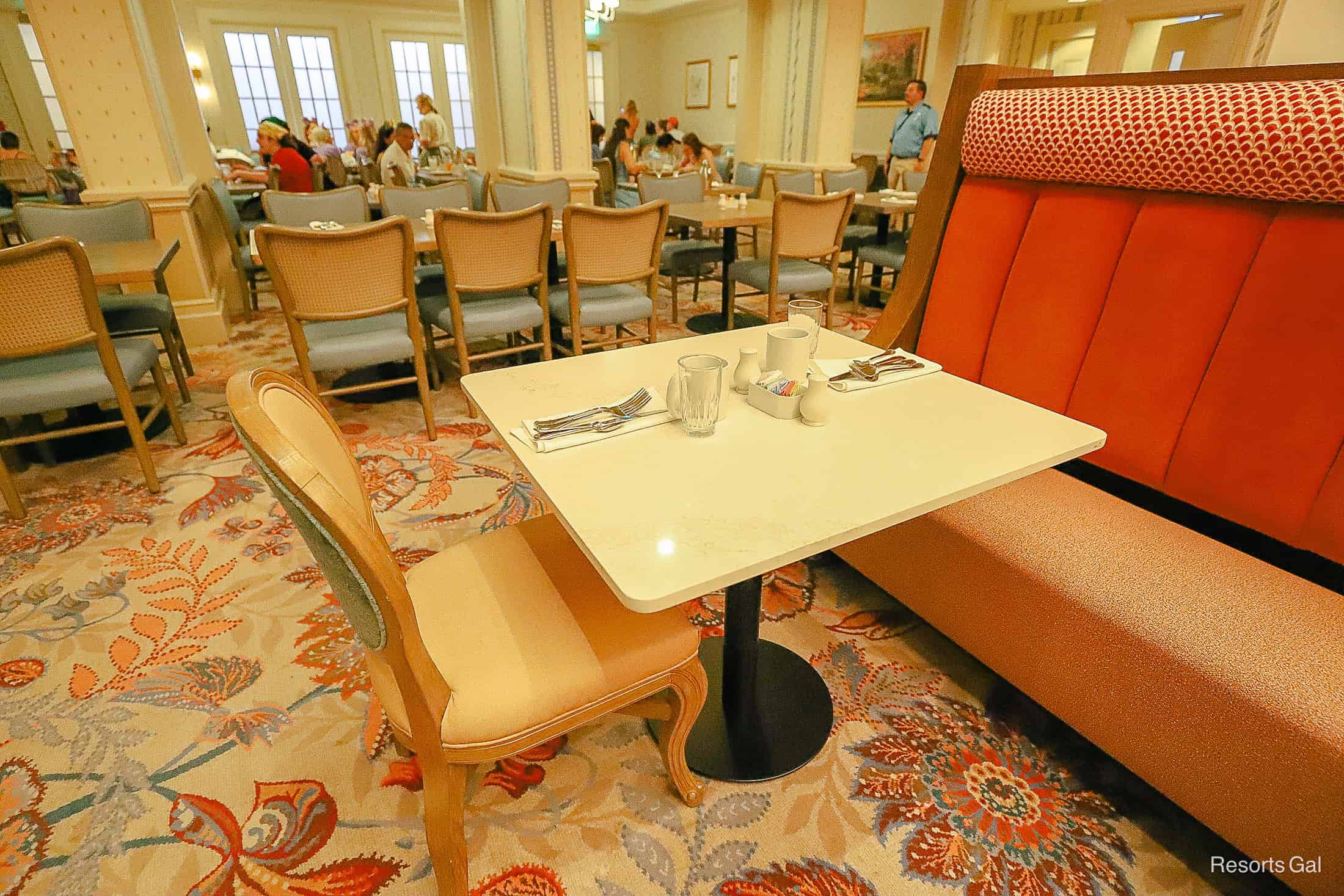 a seating arrangement at 1900 Park Fare 