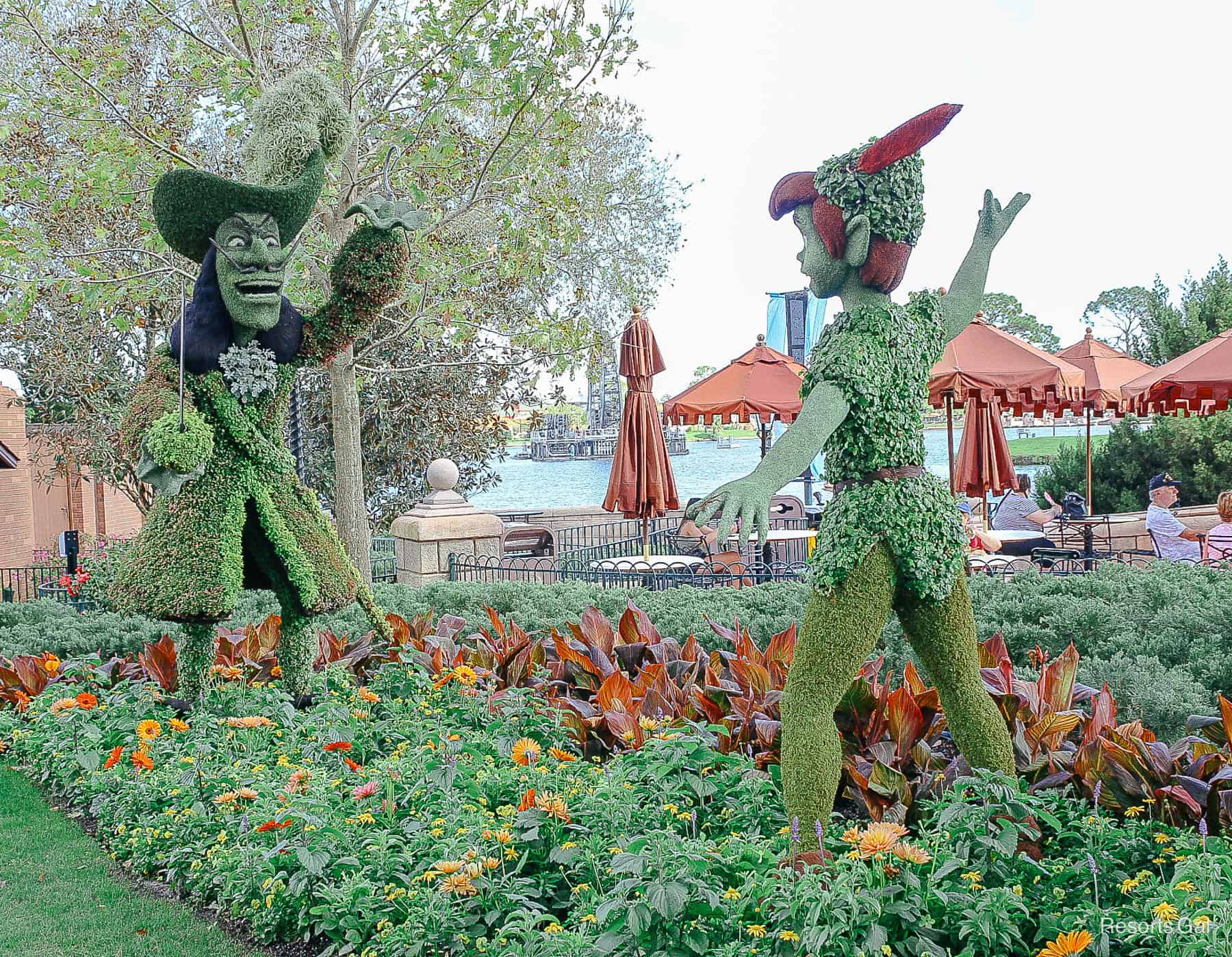 More life-like Peter Pan topiary in 2021 