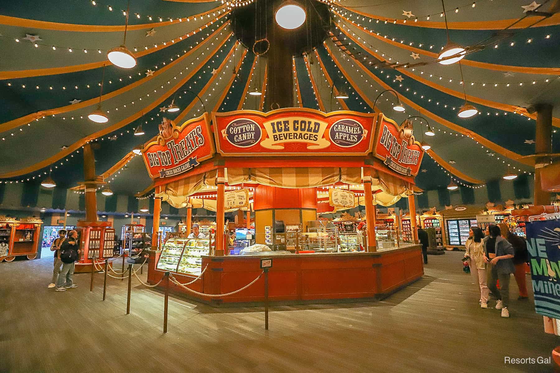 the interior of Big Top Treats